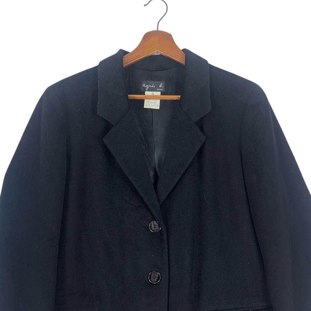 agnes b. Vintage Agnes B Long Wool Heavy Coat Size US S / EU 44-46 / 1 - 2 Thumbnail