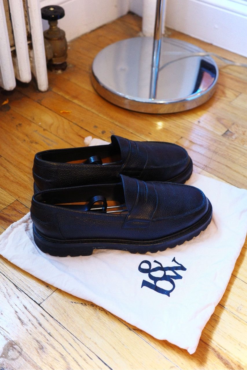 Blackstock & Weber Ellis Penny Loafer, Onyx, Lug Sole Size US 9 / EU 42 - 1 Thumbnail