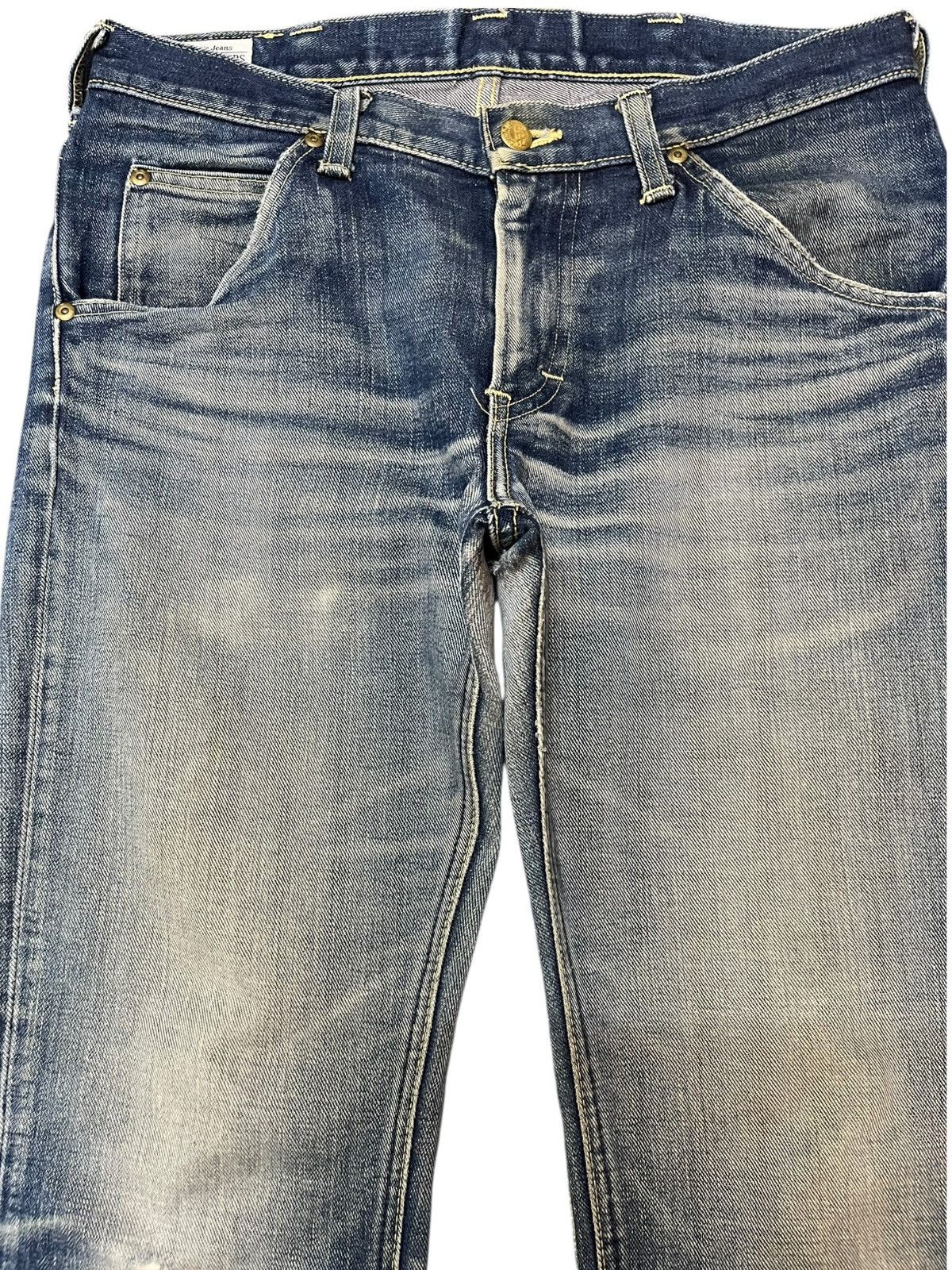 Lee × POST ARCHIVE FACTION (PAF) Vintage Lee Riders Flare Faded Distressed Denim Size US 32 / EU 48 - 2 Thumbnail