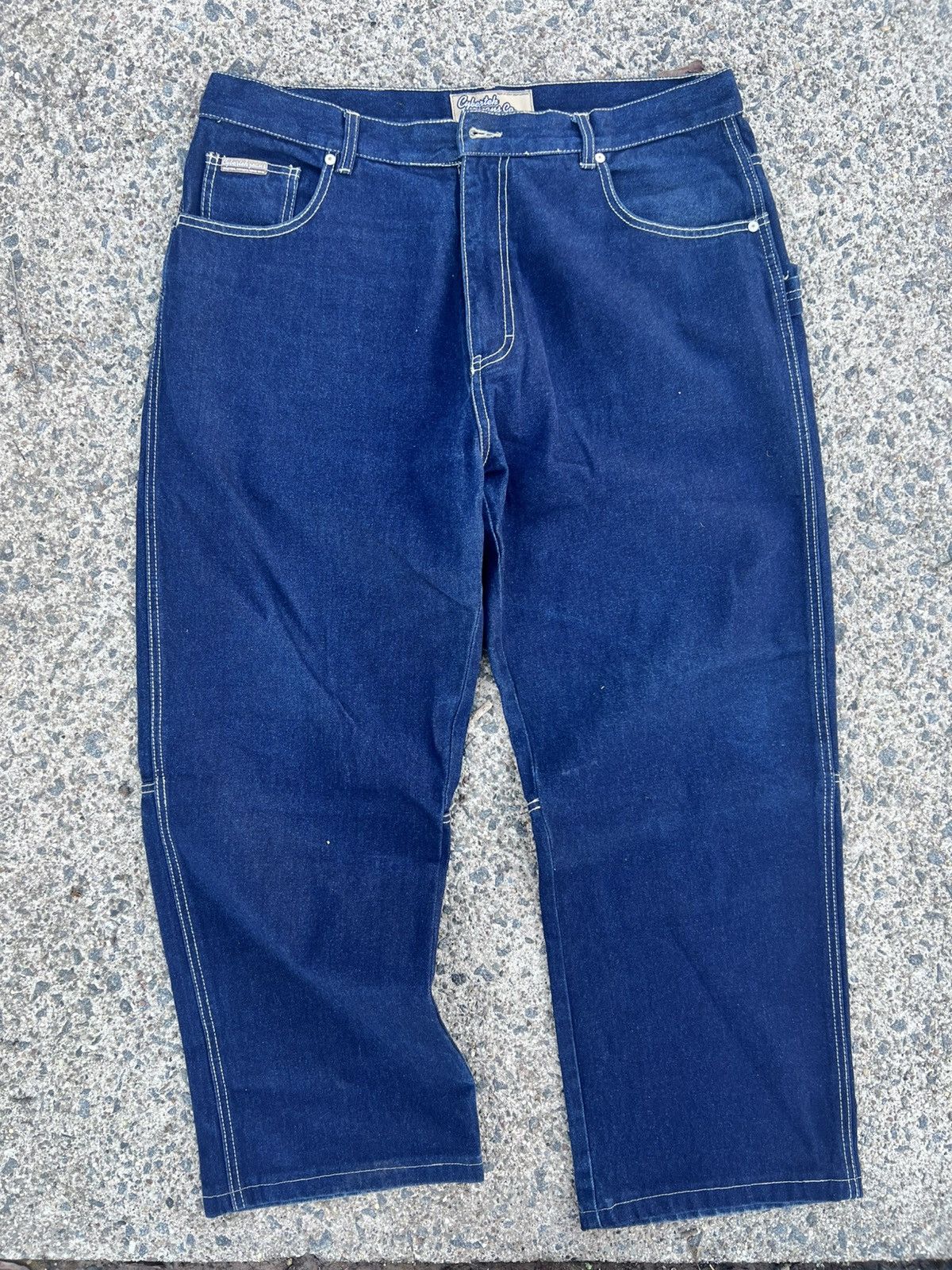 Vintage Cybertek Jeans Vintage Blue Embroidered Denim 90s Hip Hop Size US 40 / EU 56 - 4 Thumbnail