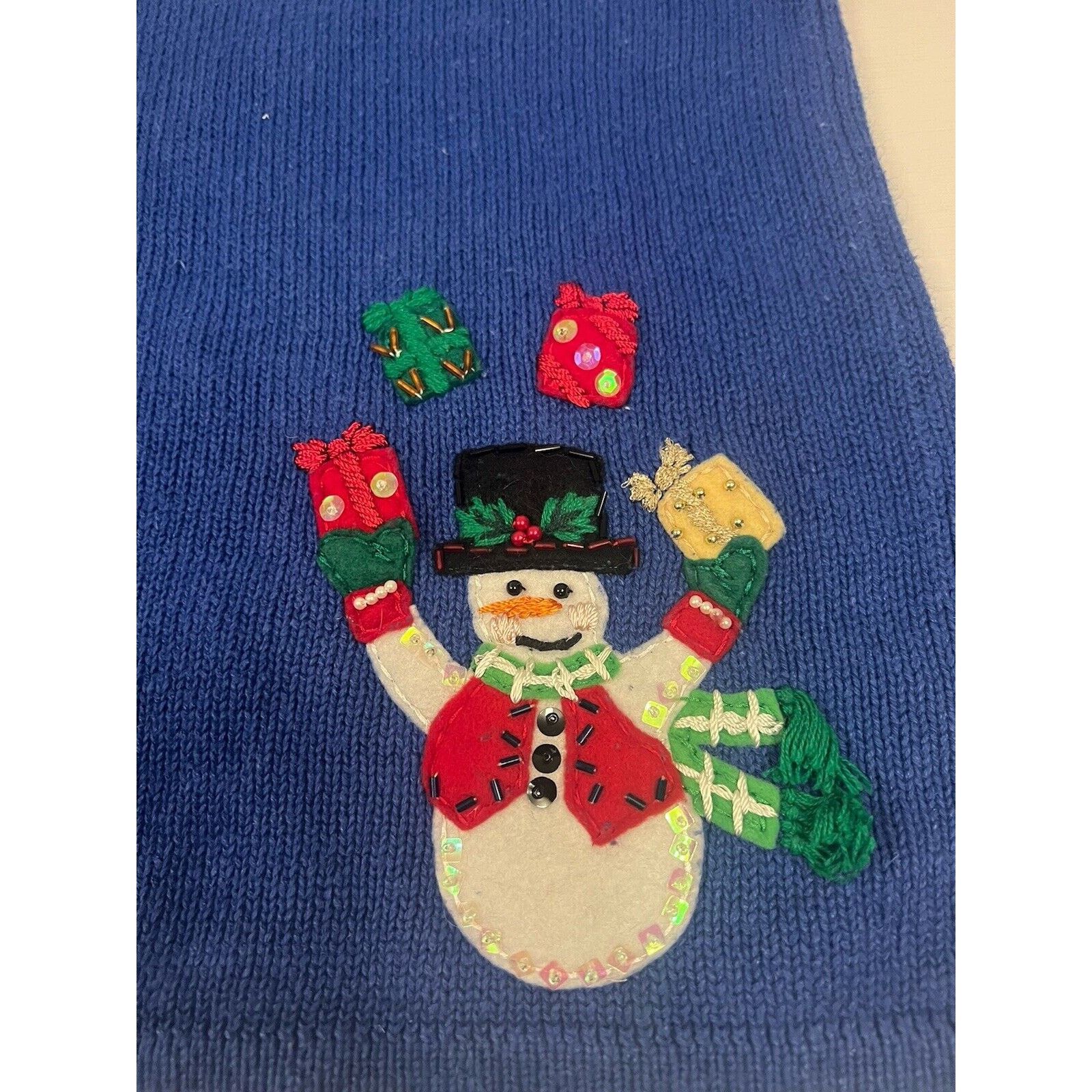 Heir VTG Heirloom Ugly Christmas Knit Cardigan Womens Sz M Size M / US 6-8 / IT 42-44 - 7 Thumbnail