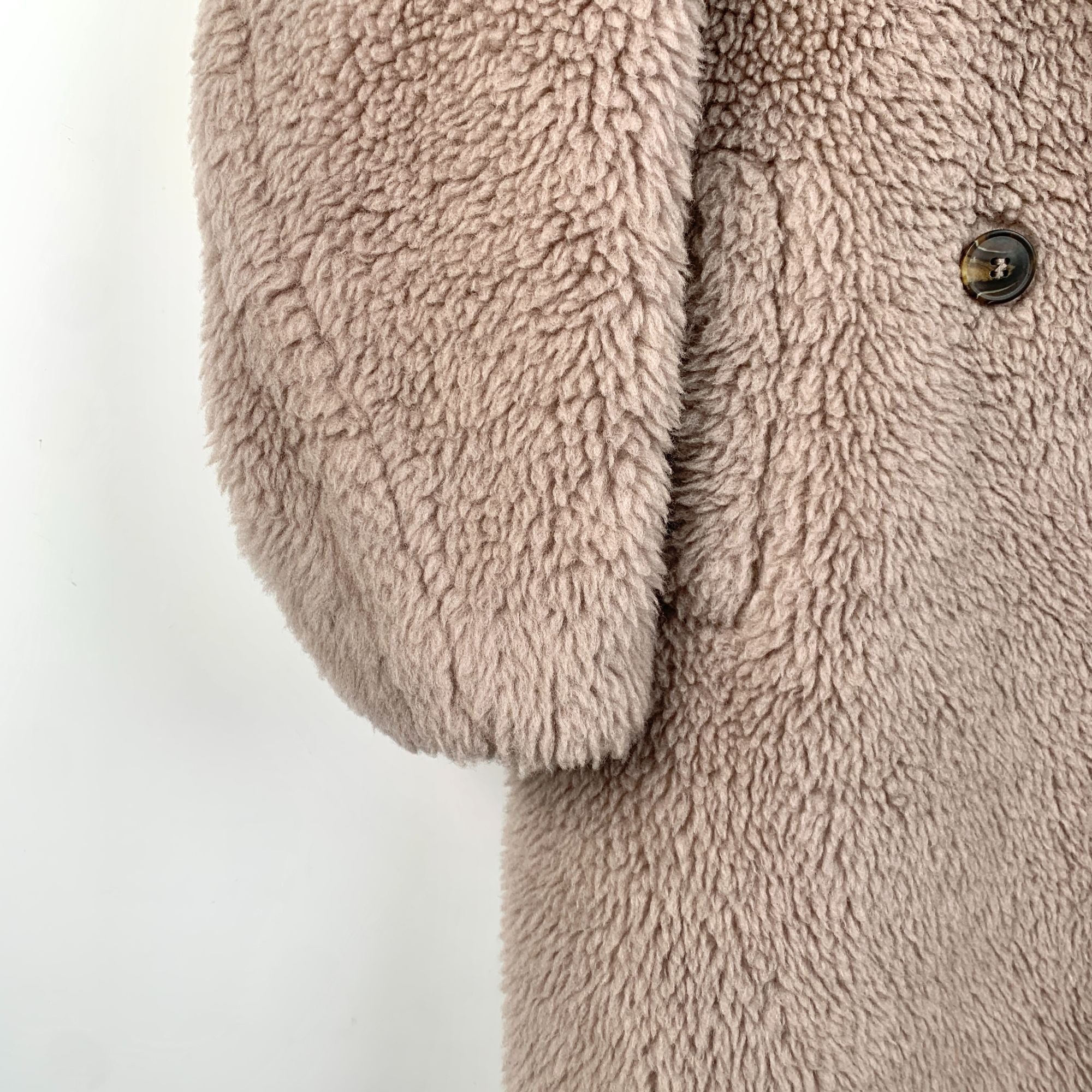 Max Mara MaxMara Womens Teddy Bear Wool-Blend Long Coat Size S / US 4 / IT 40 - 4 Thumbnail