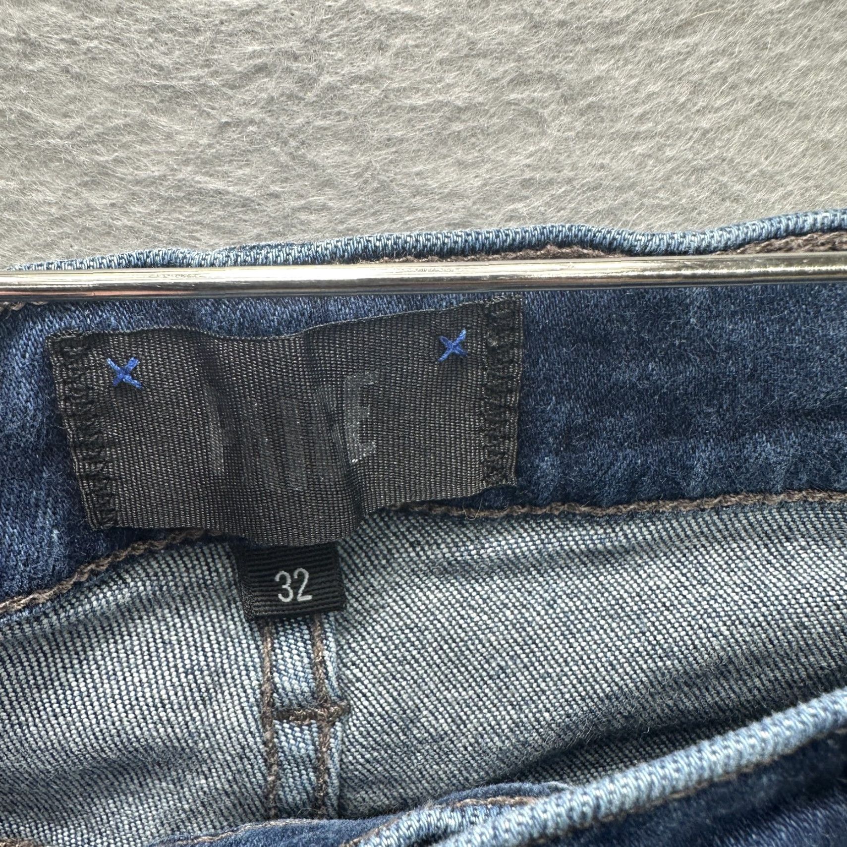 Paige PAIGE Lennox Jeans Mens Slim Fit 32x31 Blue Stretch Denim Talon Zipper Classic Size US 32 / EU 48 - 7 Thumbnail