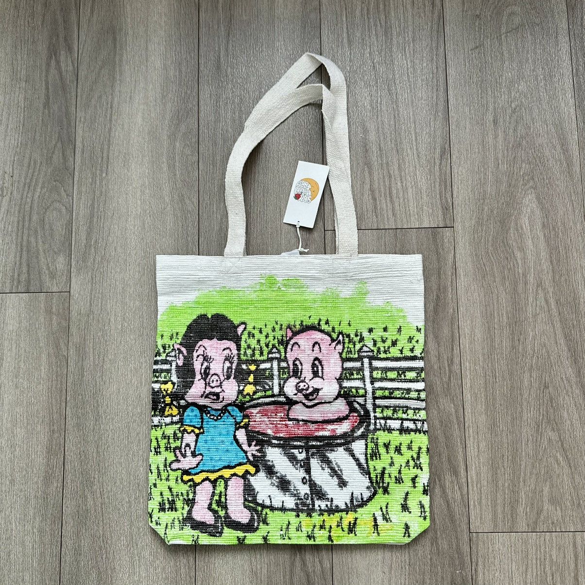 Sky High Farm Workwear Sky High Farm Workwear X Ally Bo Pig Tote NWT Size ONE SIZE - 7 Thumbnail