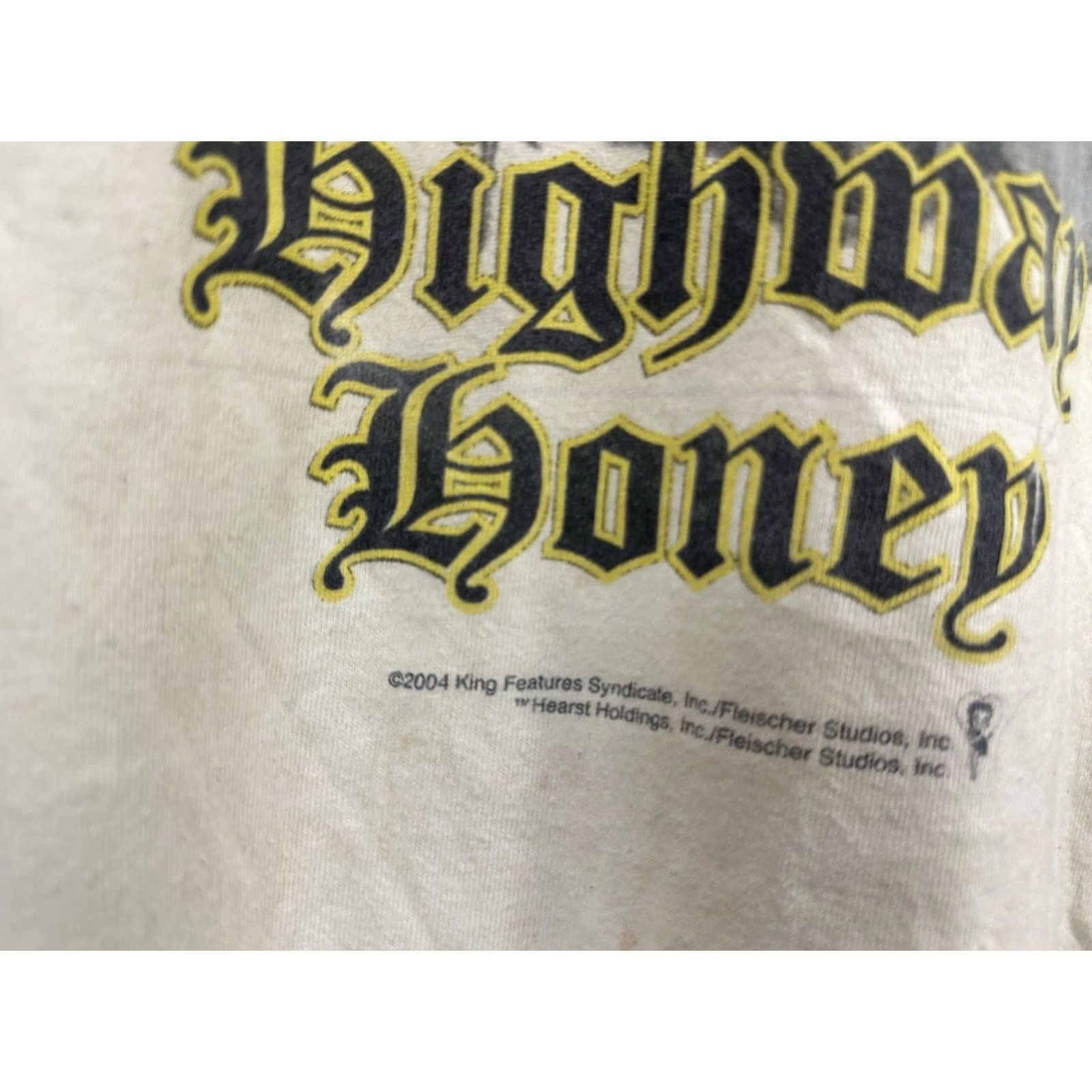 Vintage VTG Betty Highway Honey Biker Chick Motorcycle Ride Oversized Baggy T-Shirt 4XL Men Cream Seven Apparel 4XL Shirt Baggy Riding Mens 90s Size US XXL / EU 58 / 5 - 6 Thumbnail