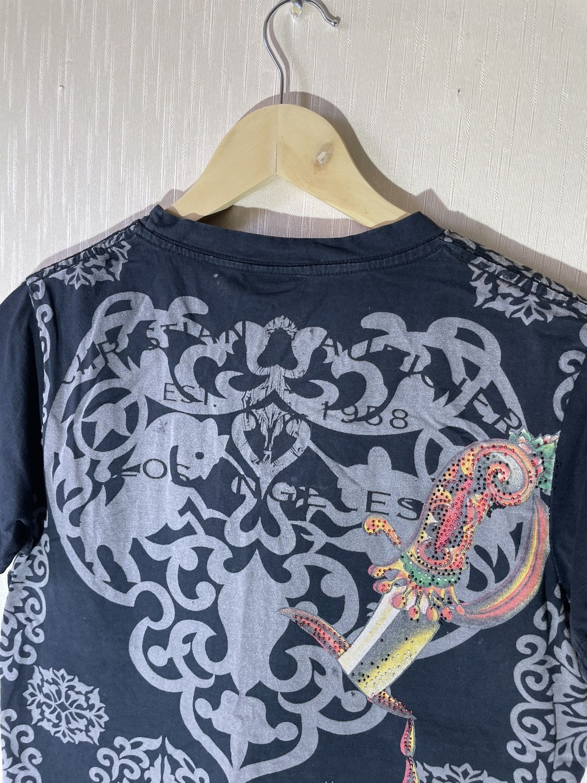 Christian Audigier × Ed Hardy × Vintage Christian Audigier vintage T shirt Size US S / EU 44-46 / 1 - 8 Thumbnail