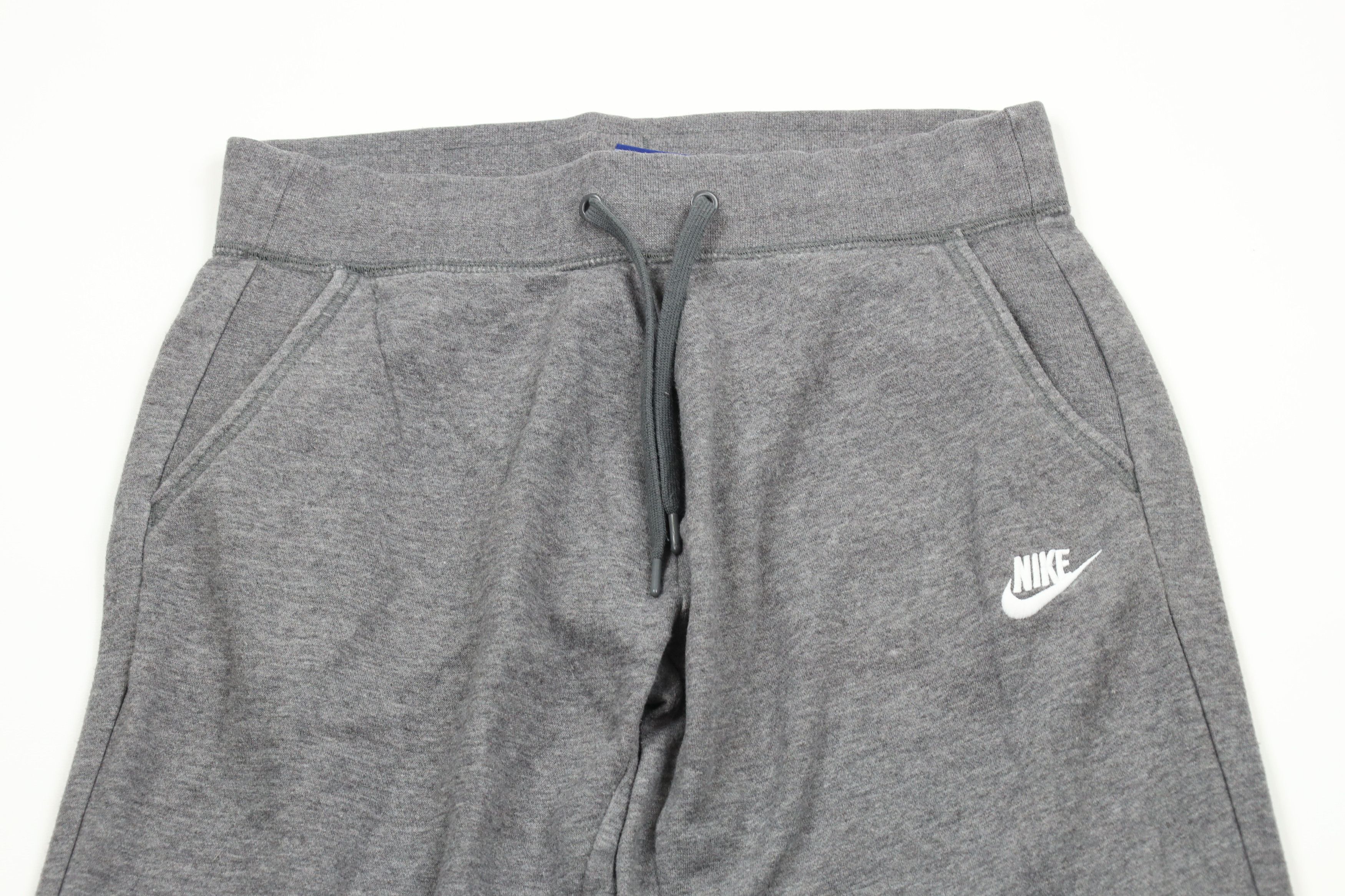 Nike × Vintage Vintage Nike Scott Mini Swoosh Wide Leg Sweatpants Gray Size US 32 / EU 48 - 2 Thumbnail