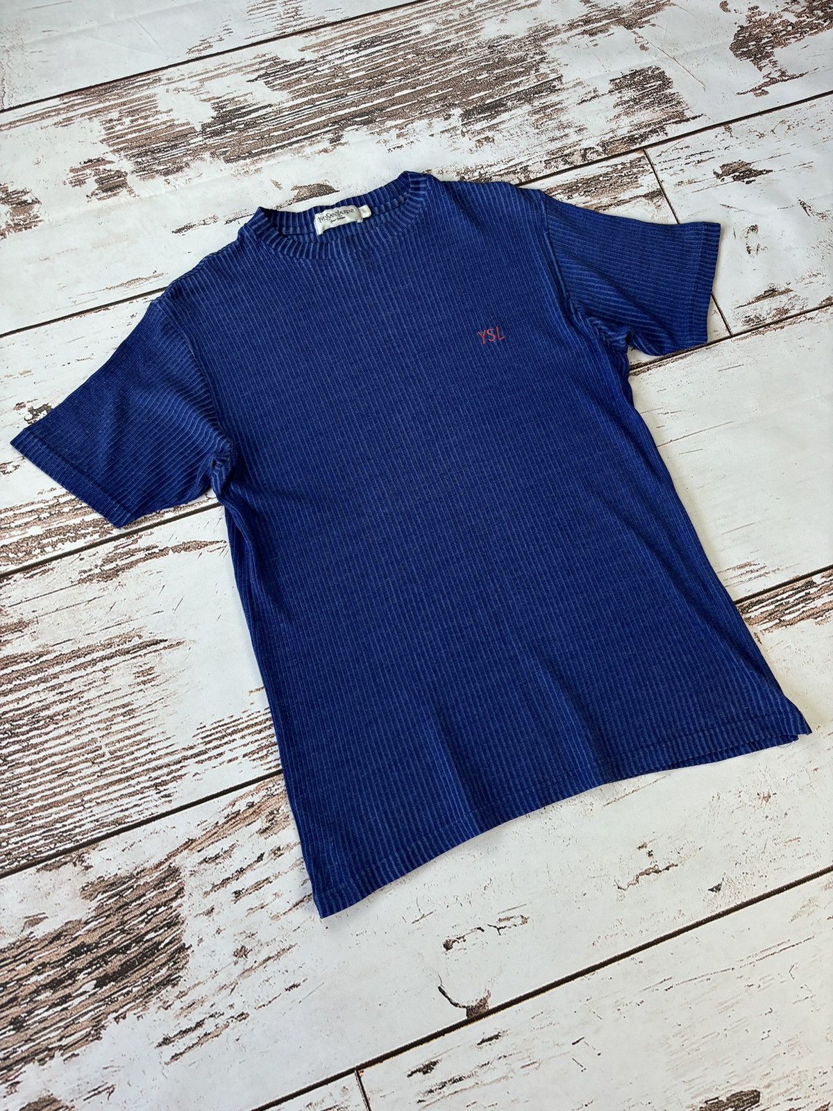Yves Saint Laurent Vintage Yves Saint Laurent Logo YSL 90s T-Shirt Size US L / EU 52-54 / 3 - 2 Thumbnail