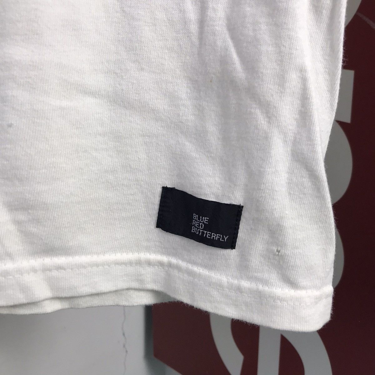 Japanese Brand Japanese blue red butterfly OG wording Fuck You Fuck all Size US M / EU 48-50 / 2 - 5 Thumbnail