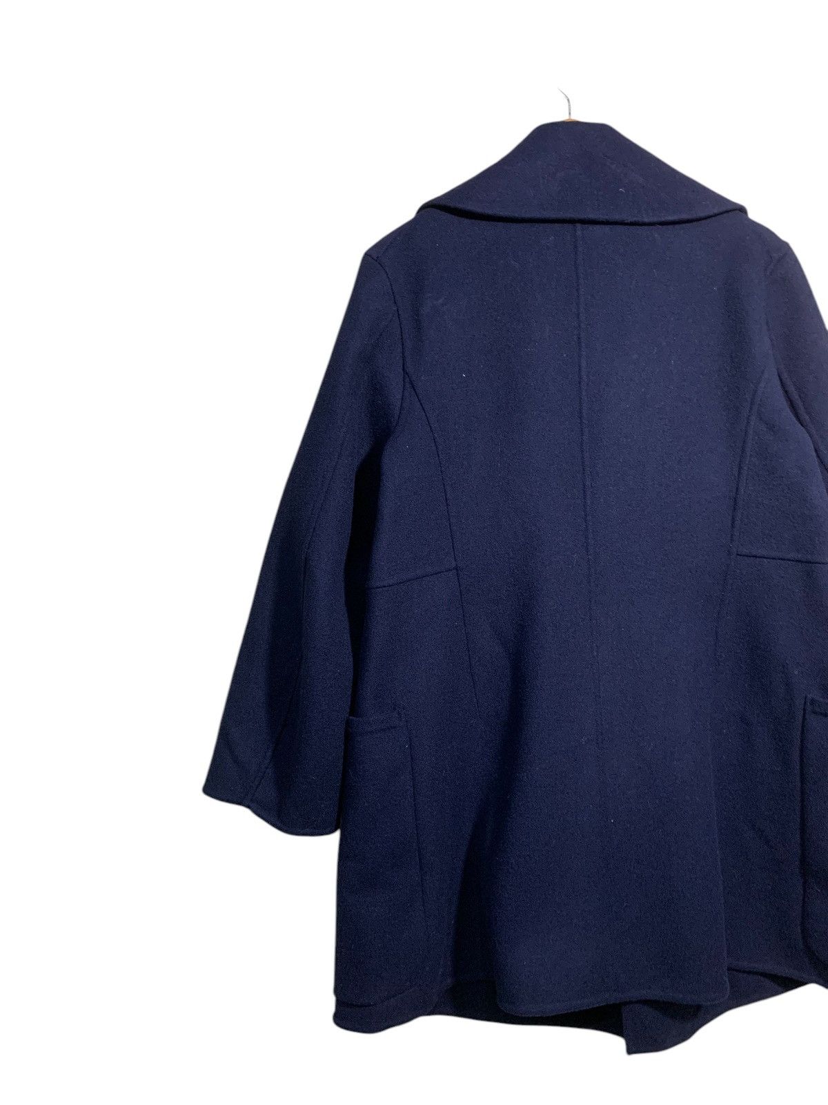 Jil Sander × Uniqlo 🔥+J NAVY WOOL DOUBLE BREAST JACKETS Size L / US 10 / IT 46 - 6 Thumbnail