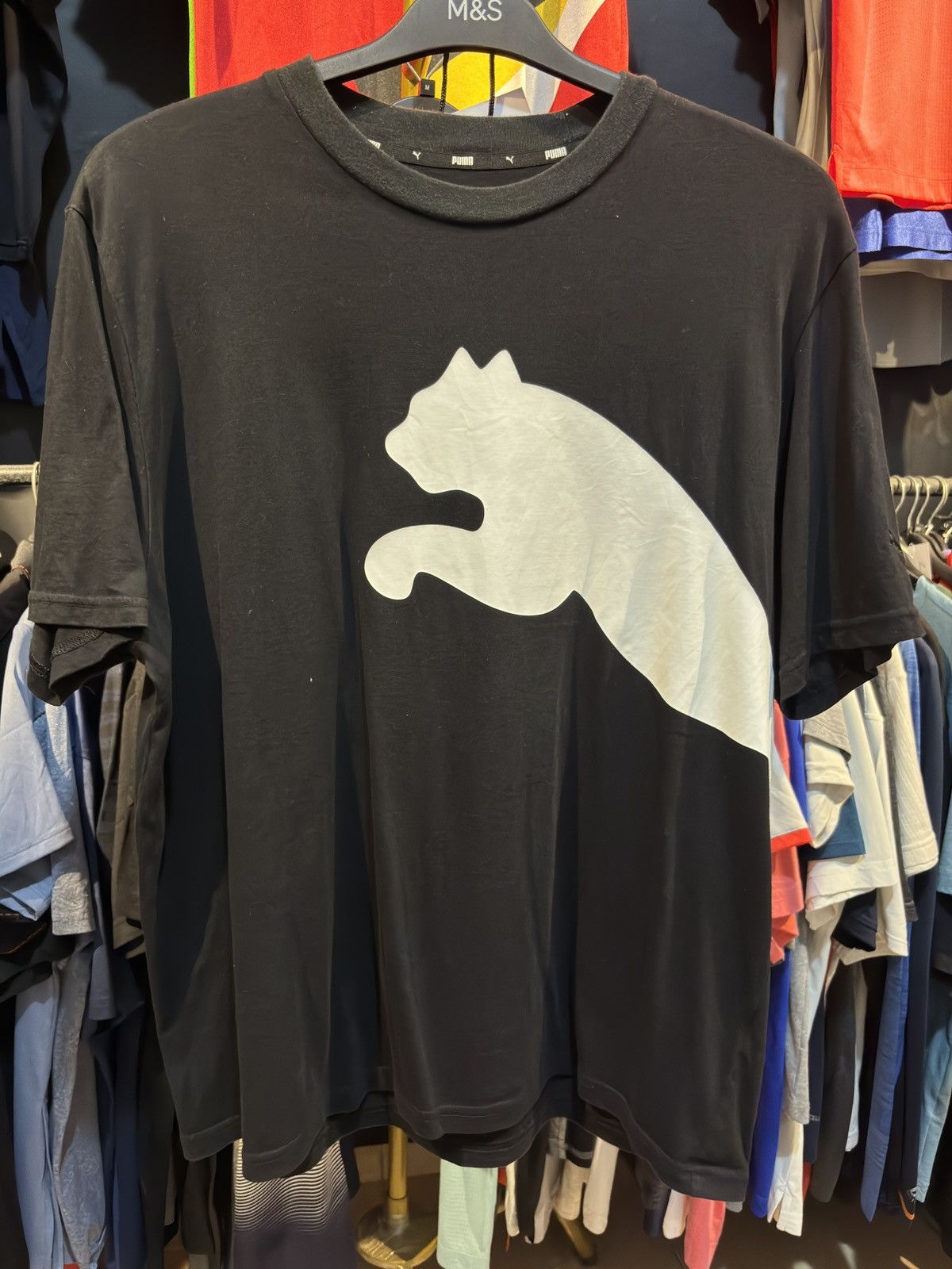 Puma Puma Big Logo T Shirt Size US L / EU 52-54 / 3 - 1 Thumbnail