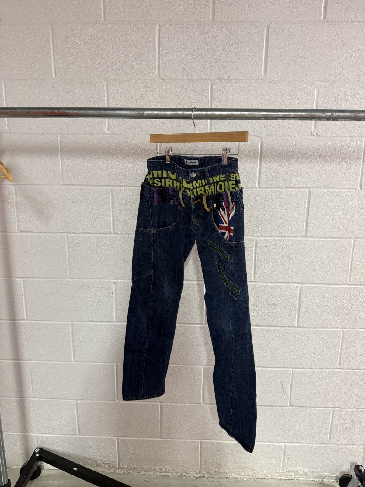 Other vintage sirmione double waisted denim jeans Size US 28 / EU 44 - 2 Thumbnail