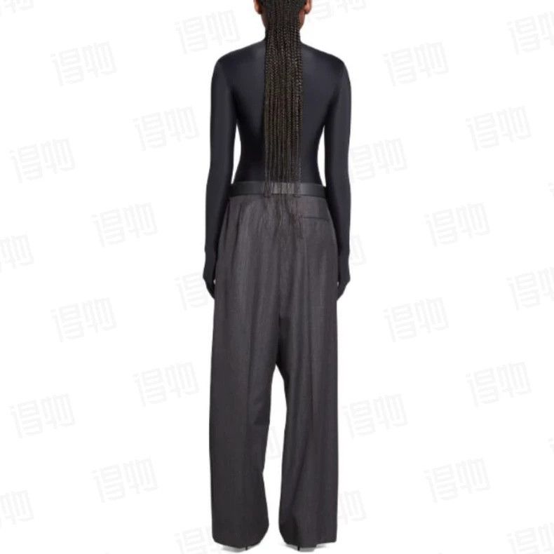 Balenciaga Balenciaga size S Striped waist zipper slacks Size US 27 - 8 Thumbnail