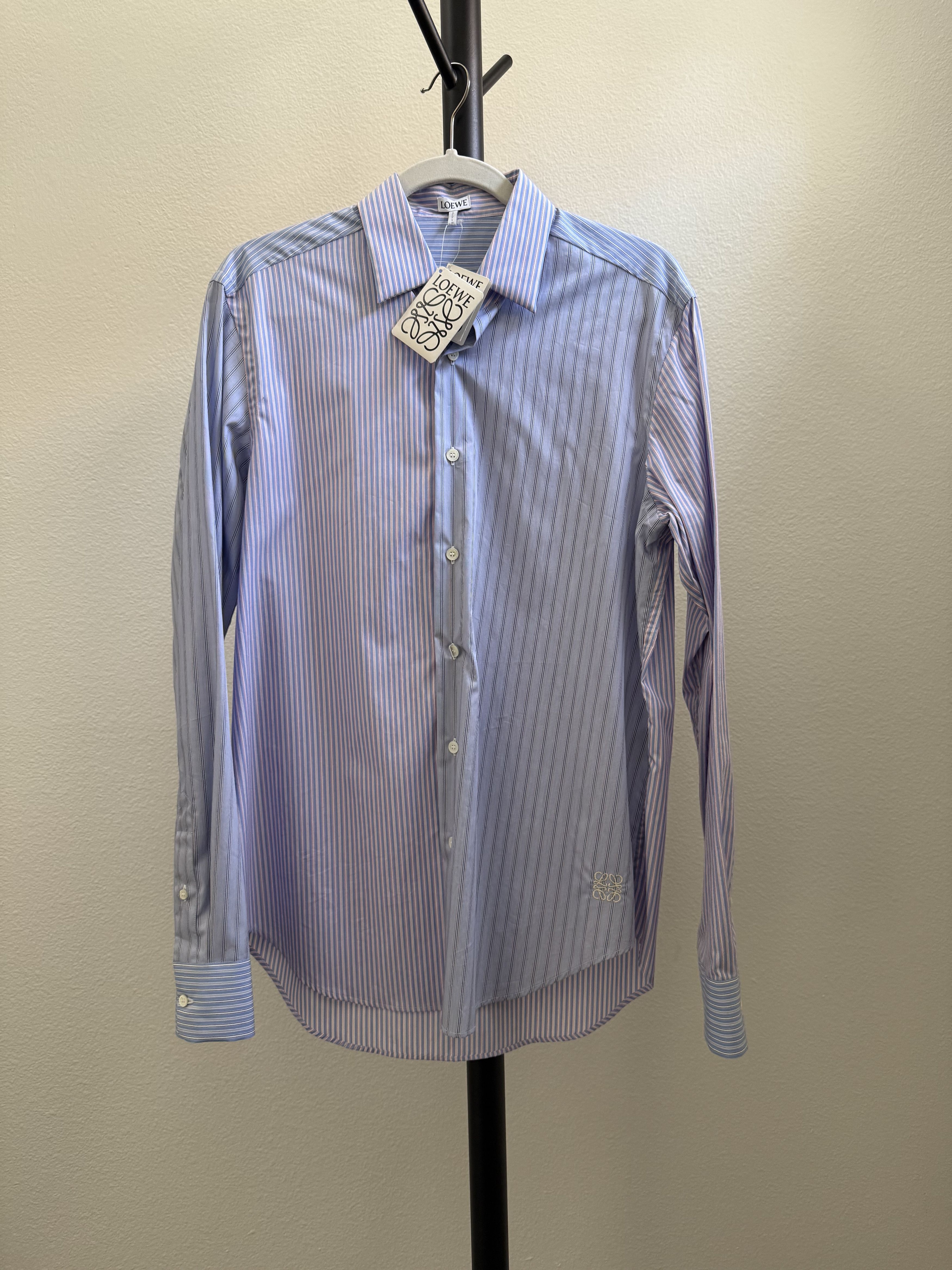 Loewe Multipattern Stripe Sport Shirt Size US S / EU 44-46 / 1 - 1 Thumbnail
