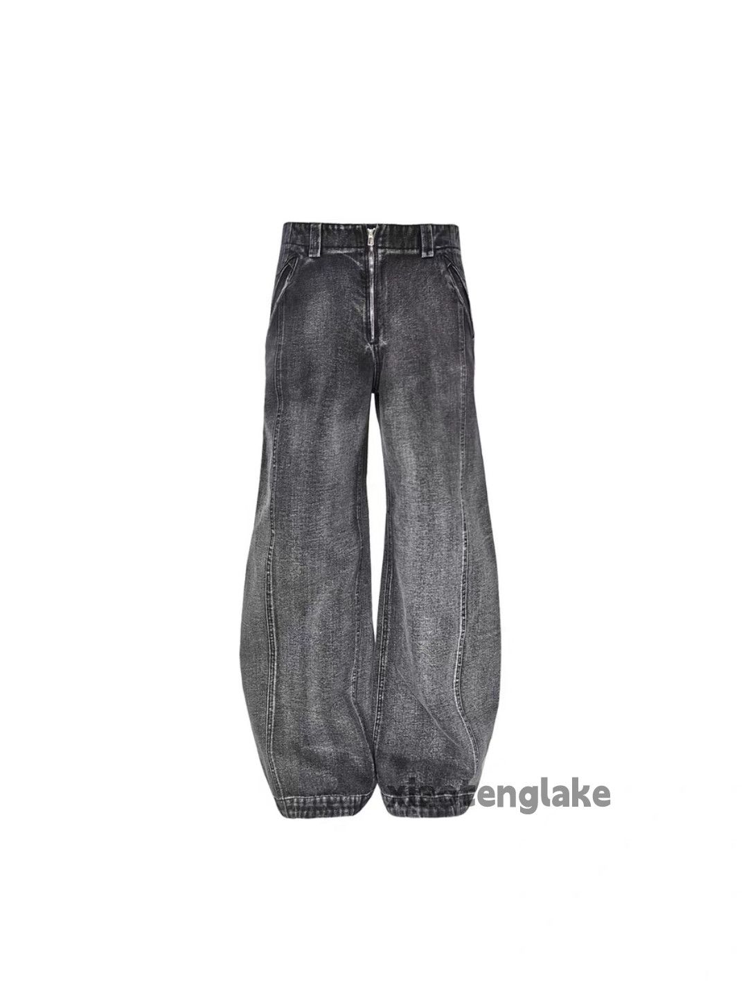 Jean ltx vintage loose baggy skate hiphop yuppie jeans Size US 36 / EU 52 - 2 Thumbnail