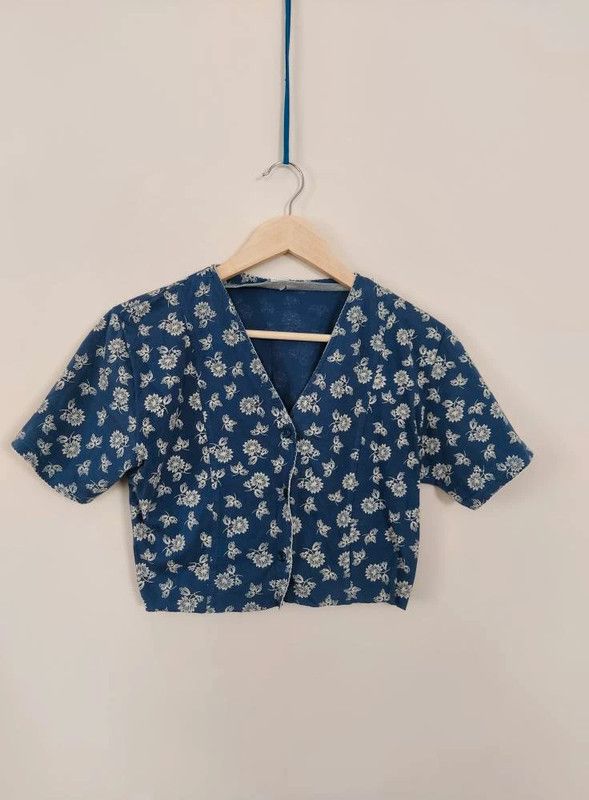 Vintage Vintage cropped shirt S/M Size S / US 4 / IT 40 - 3 Thumbnail