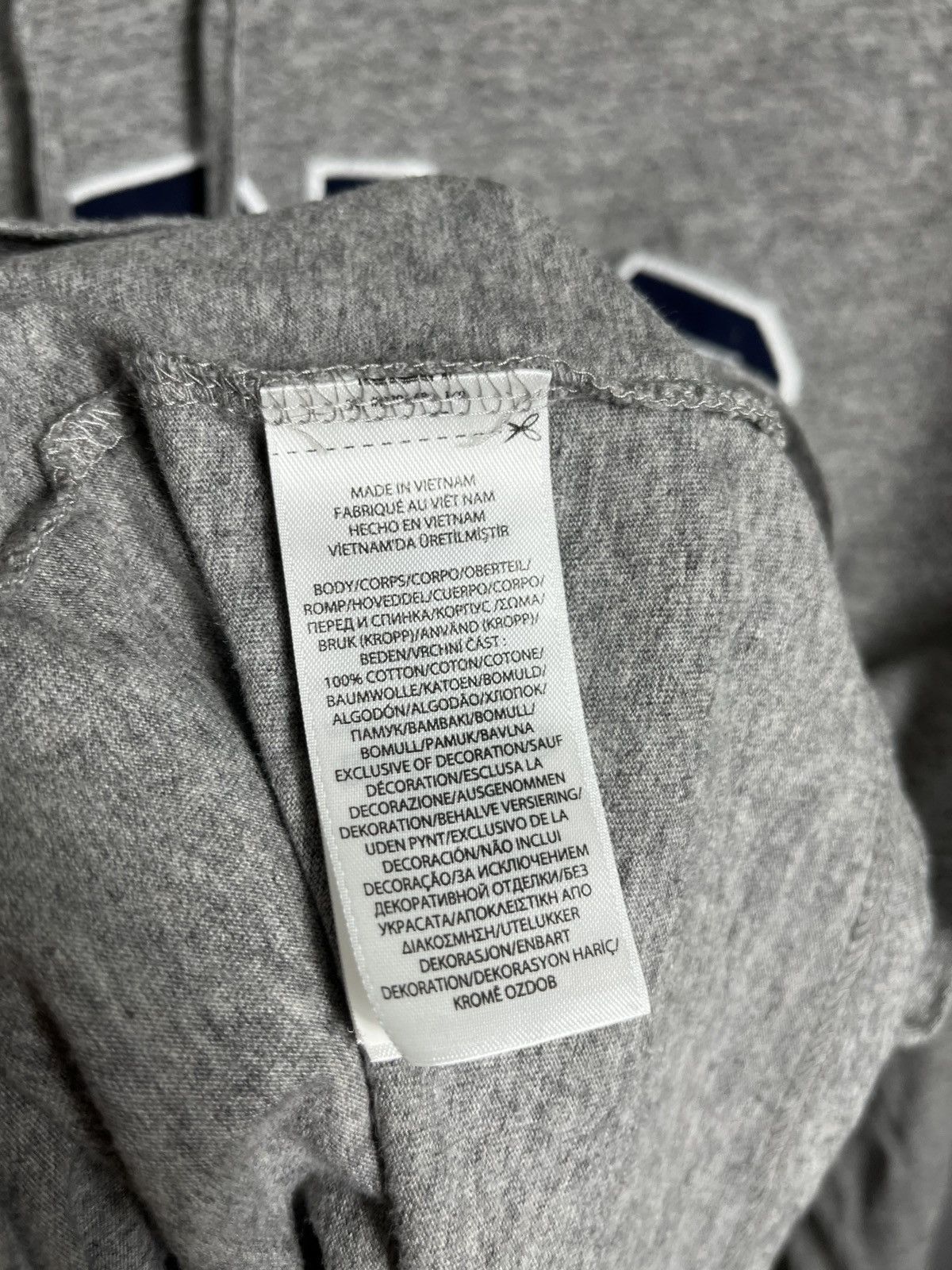 Polo Ralph Lauren × RRL Ralph Lauren Polo Ralph Lauren Hoodie Gray Big Spell Out Logo Lightweight Size US XXL / EU 58 / 5 - 7 Thumbnail