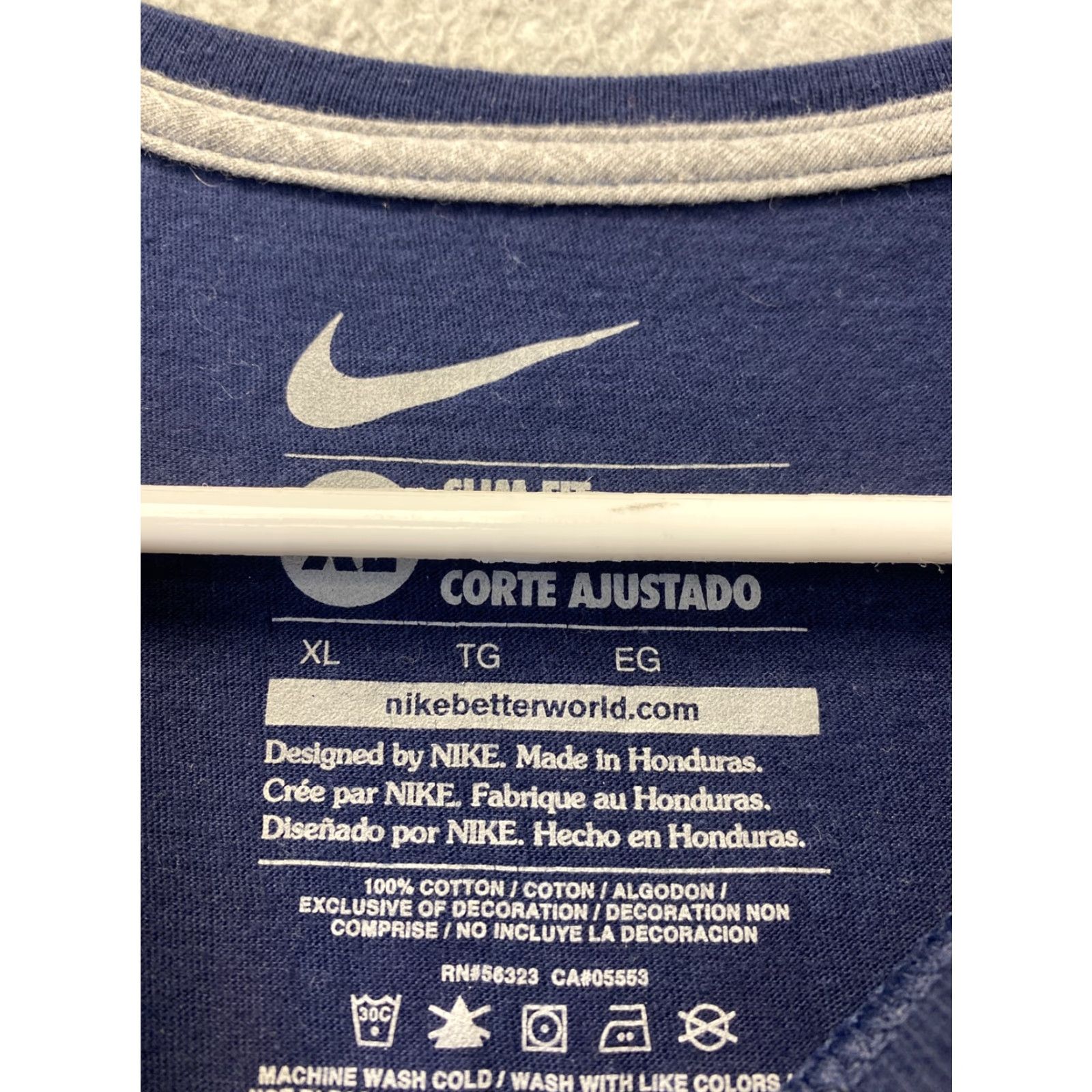 Nike Nike NFL T-Shirt Denver Broncos Women XL Blue Slim Fit Crew Neck Short Sleeve Graphic Logo Size XL / US 12-14 / IT 48-50 - 4 Thumbnail