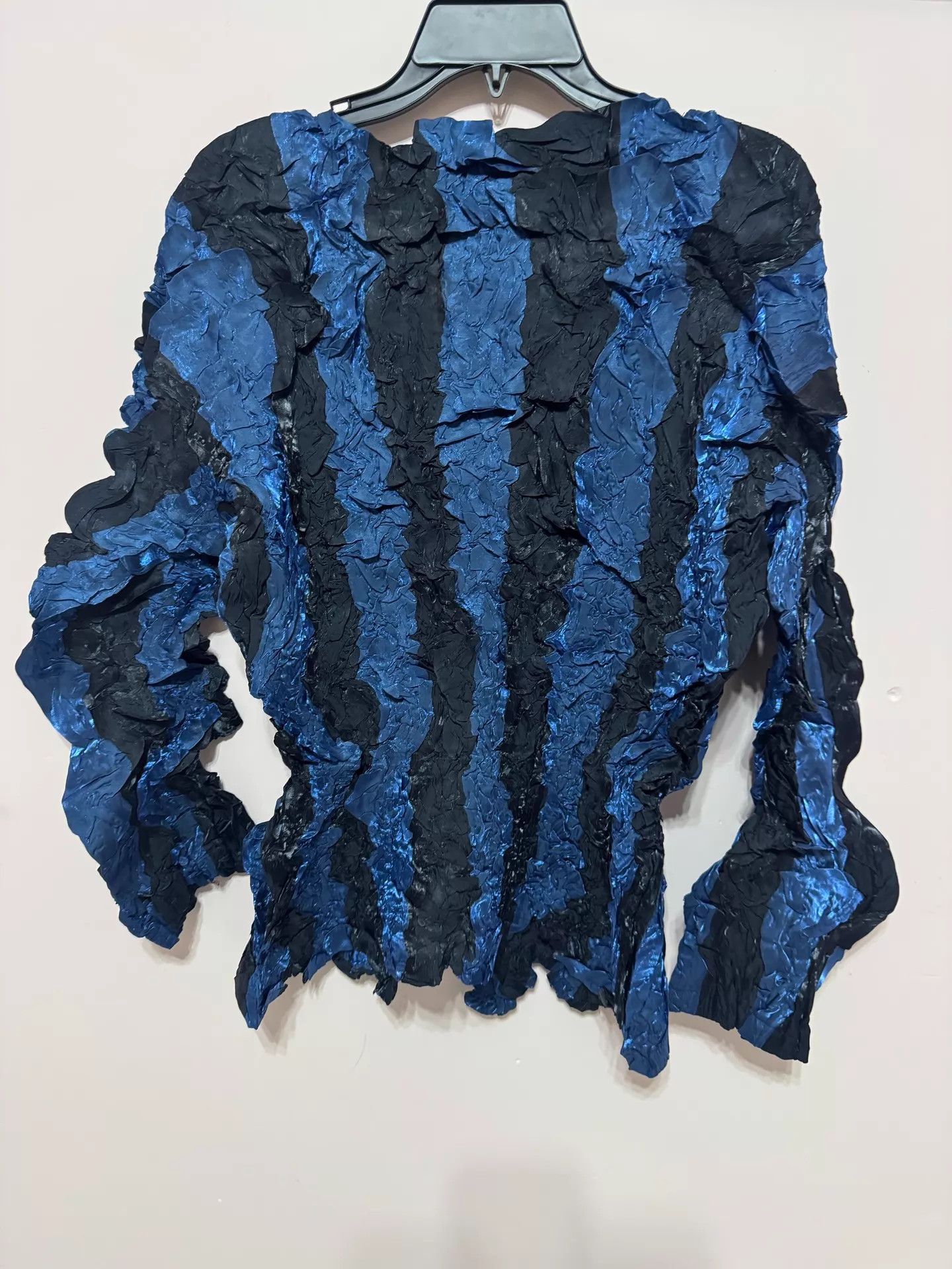 Issey Miyake Issey Miyake Vintage 1999FW Metallic B/B Pleated Jacket M Size M / US 6-8 / IT 42-44 - 3 Thumbnail