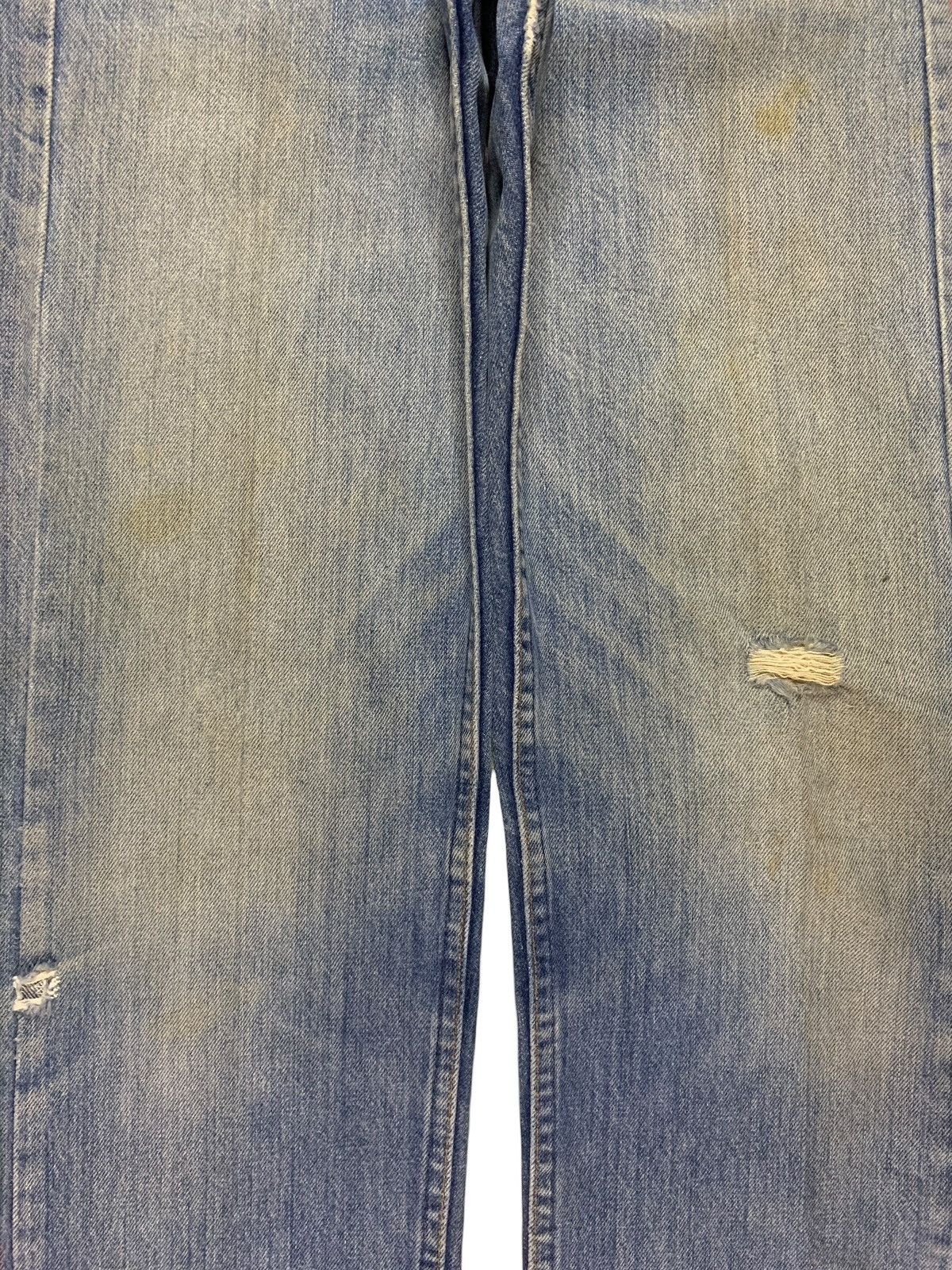 Levi's Vintage 70s Levis 505 Orange Tab Mud Wash Jeans Button #8 Size 28" / US 6 / IT 42 - 6 Thumbnail
