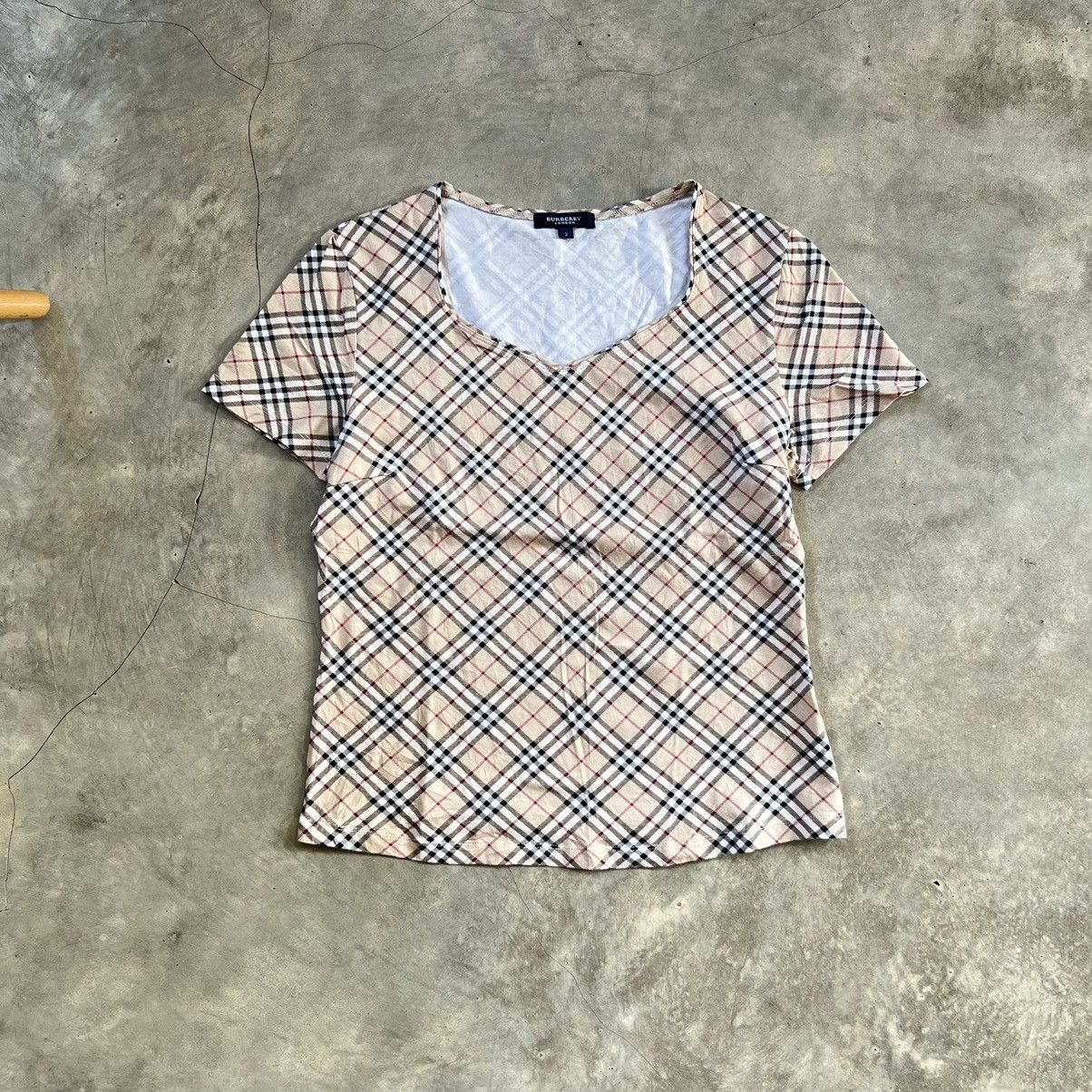 Burberry Vintage Burberry London nova check T-shirt Size S / US 4 / IT 40 - 1 Thumbnail