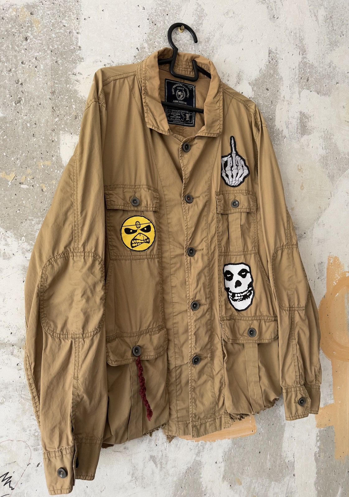 Misfits EPC PatchWork Big Logo Hard Core Custom Crazy Jacket Misfits Size US L / EU 52-54 / 3 - 3 Thumbnail