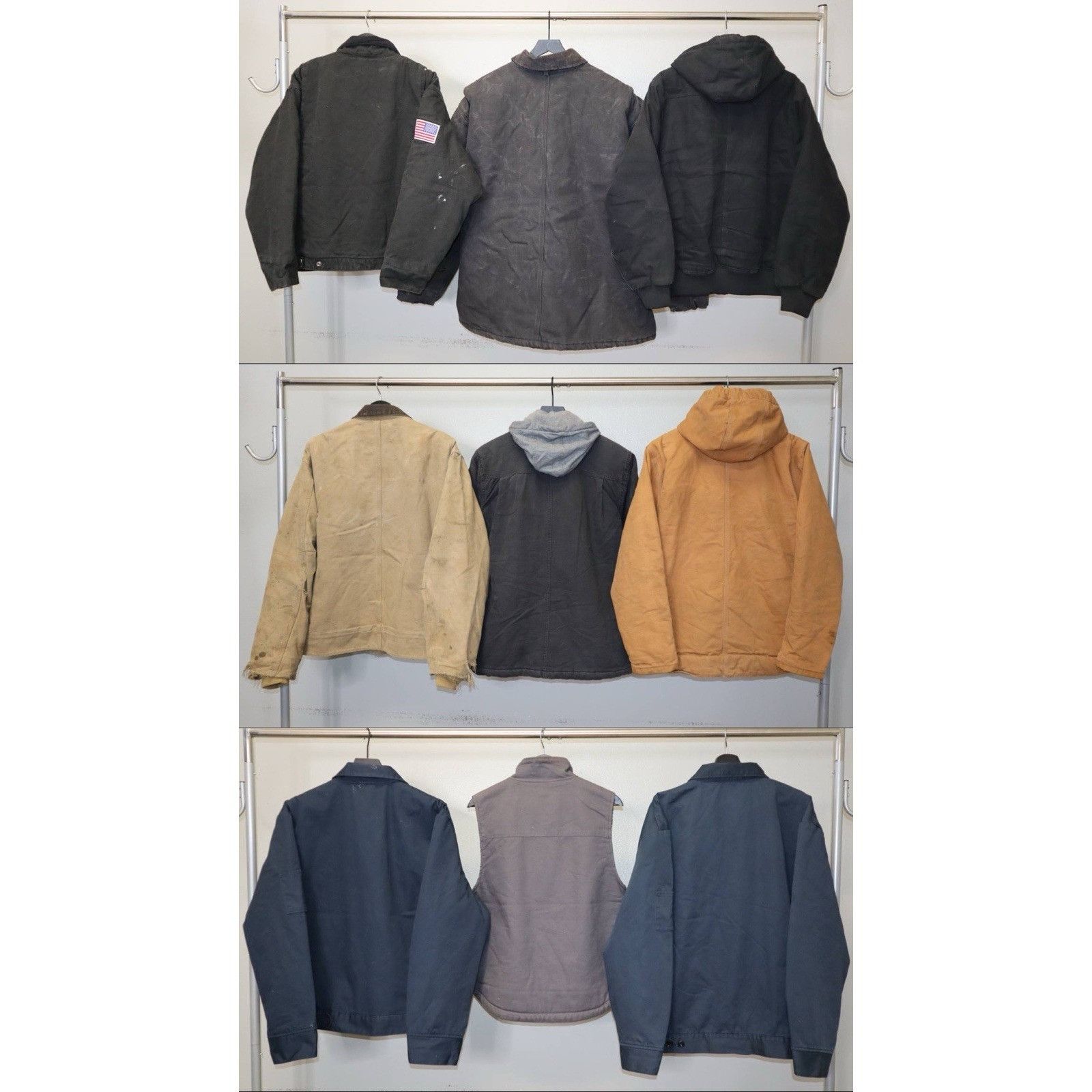 Vintage Vintage Carhartt Work Jacket Lot (9) USA Made Detroit Dickie Size US XXL / EU 58 / 5 - 2 Thumbnail