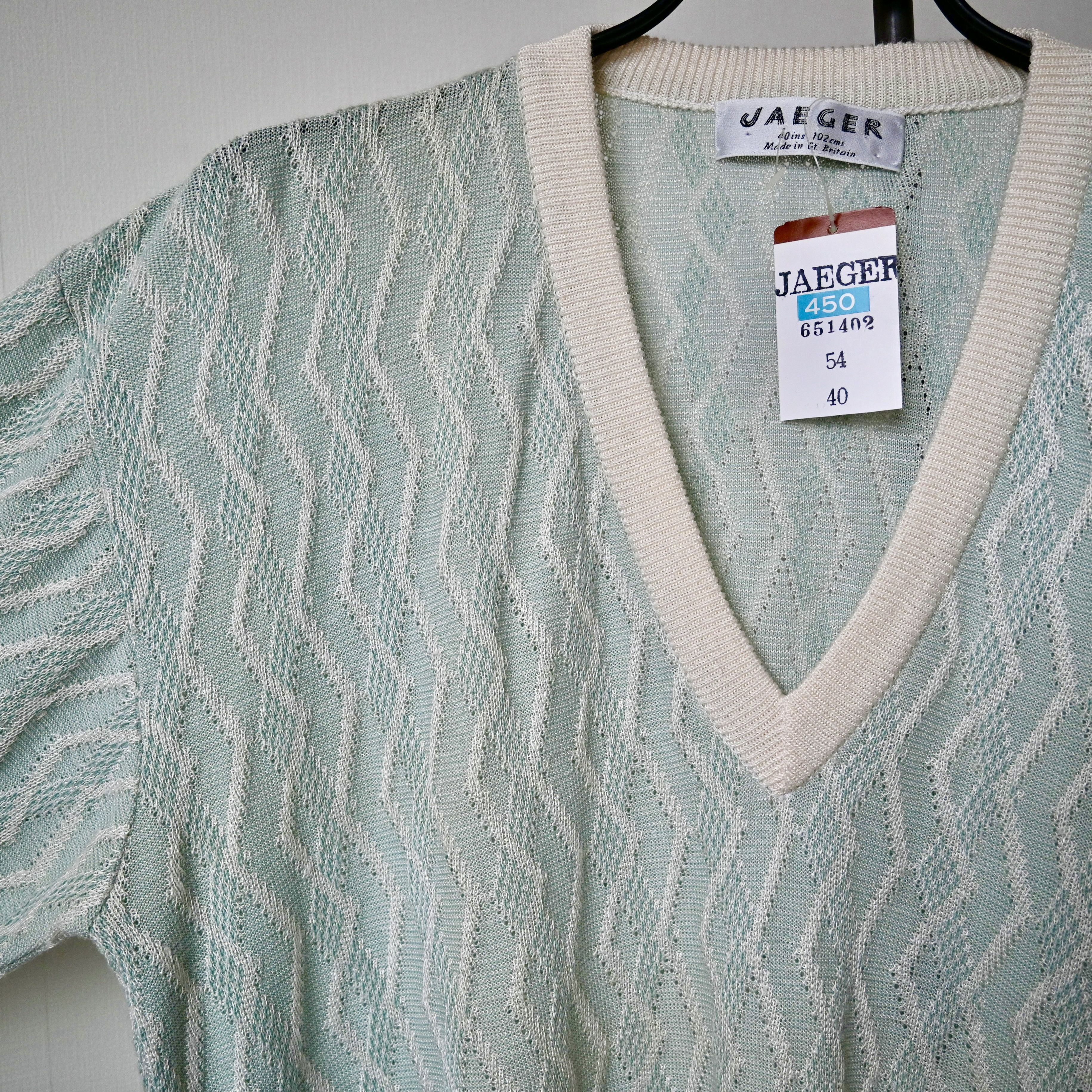 Jaeger VTG 1990s JAEGER cotton ramie blend sweater, made in England Size US L / EU 52-54 / 3 - 10 Thumbnail