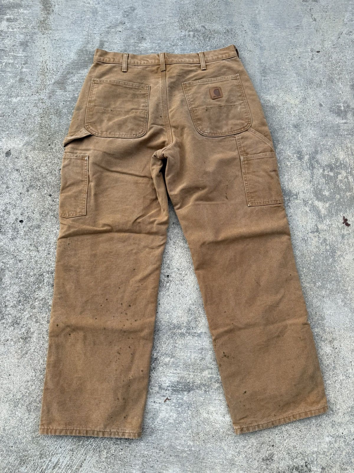Carhartt VINTAGE CARHARTT WORKWEAR CARPENTER PAINT DISTRESSED BAGGY Size US 30 / EU 46 - 2 Thumbnail