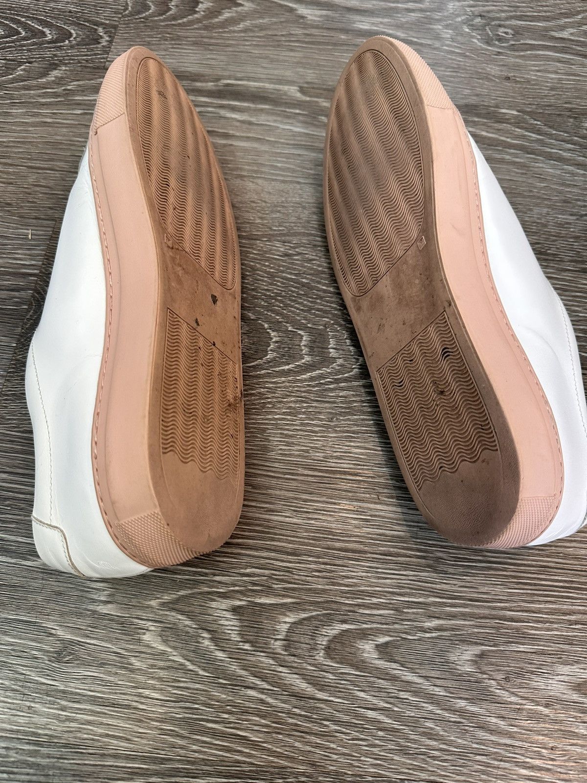 Common Projects Common Projects Leather Achilles Low White & Pink 42 Size US 9 / EU 42 - 5 Thumbnail
