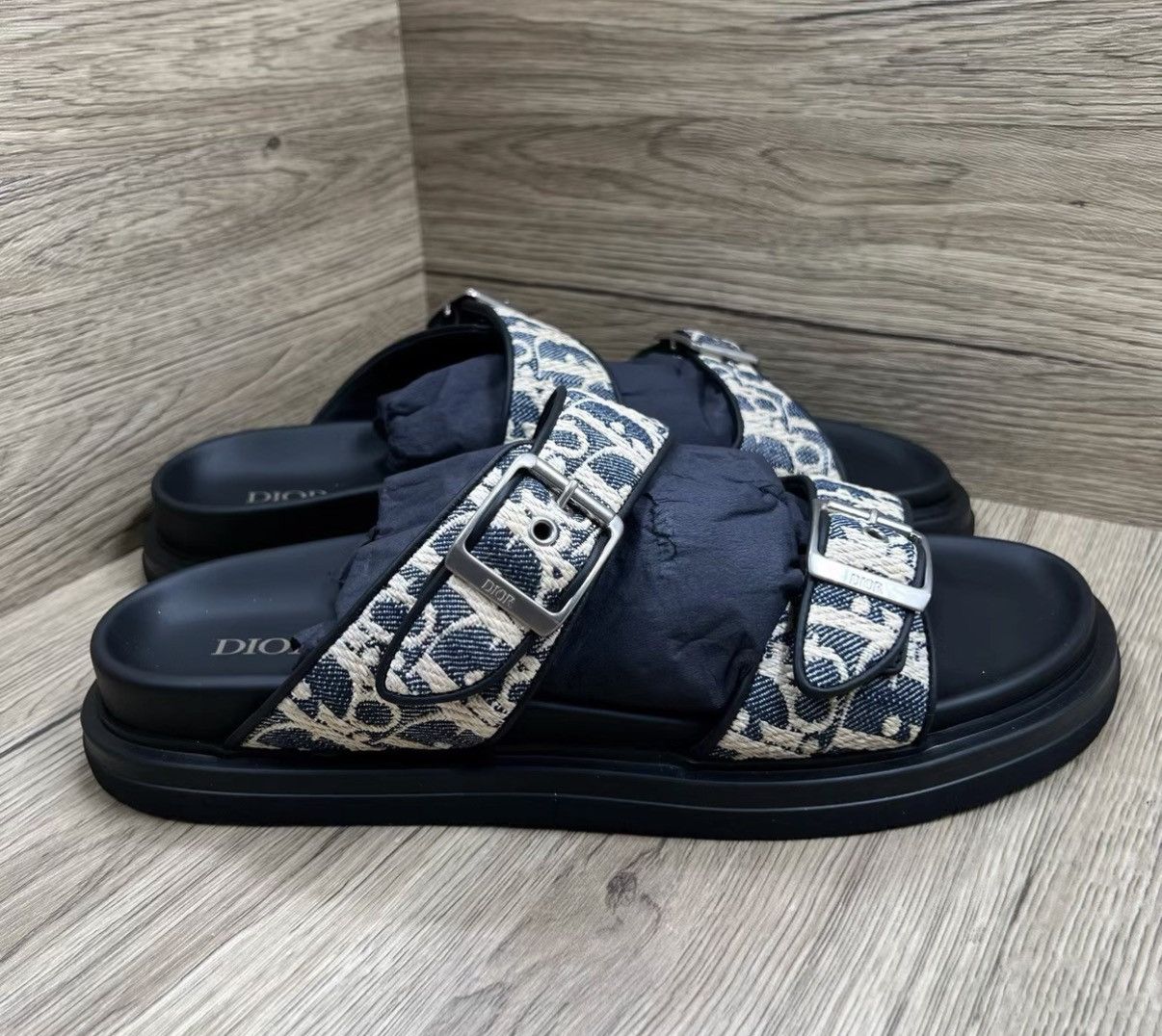 Dior Dior 25FW Oblique Slide Sandals J41 Size US 10 / EU 43 - 3 Thumbnail