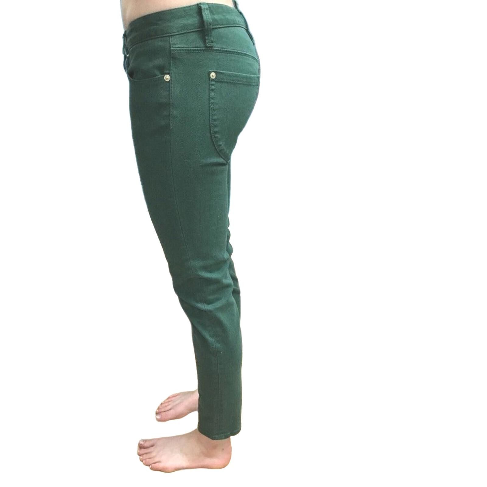 Dsquared2 Dsquared² Green 30" Low-Rise Zip Ankle Skinny Jeans Size 26" / US 2 / IT 38 - 4 Thumbnail