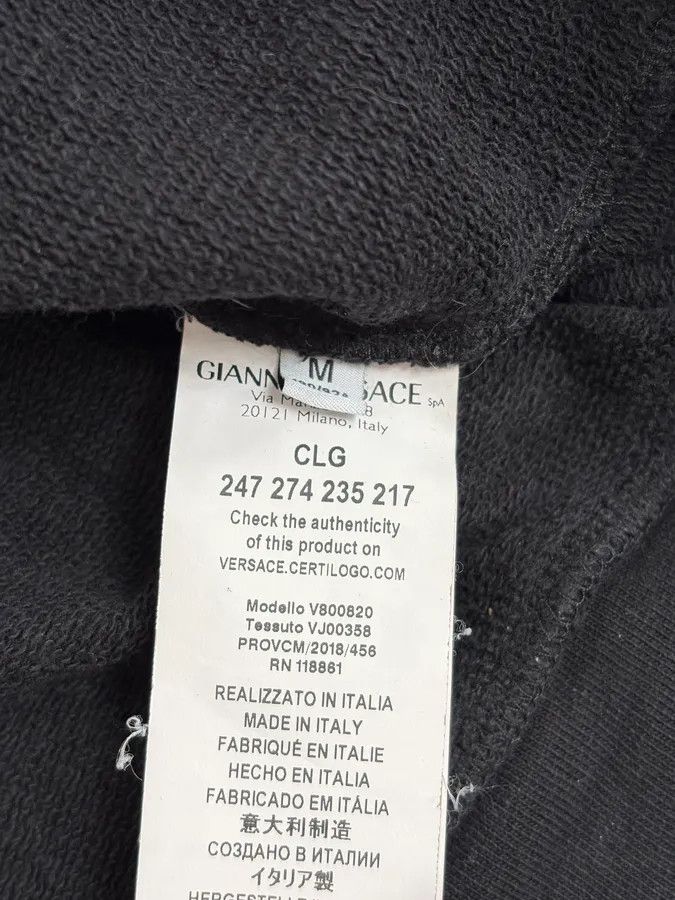 Versace SS2018 Versace Ornament Black Sweater Size US S / EU 44-46 / 1 - 9 Thumbnail