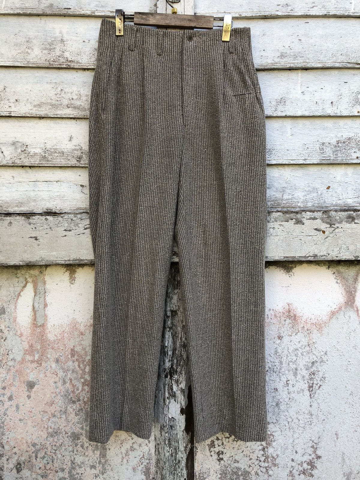 image of Tete Homme Beadded Casual Trouser in Cream, Men's (Size 30)