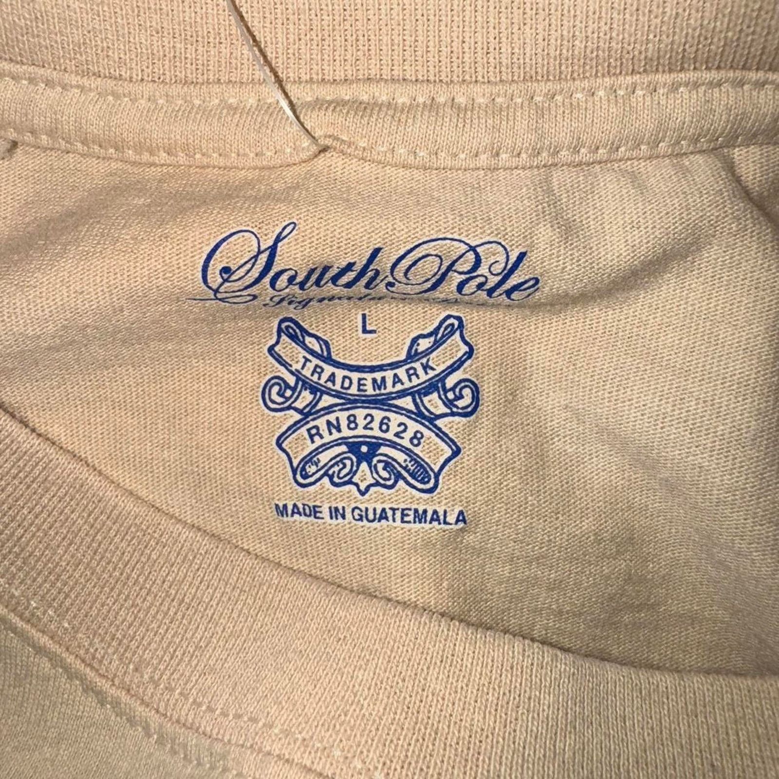 Southpole Vintage y2k southpole beige t-shirt Size US L / EU 52-54 / 3 - 4 Thumbnail