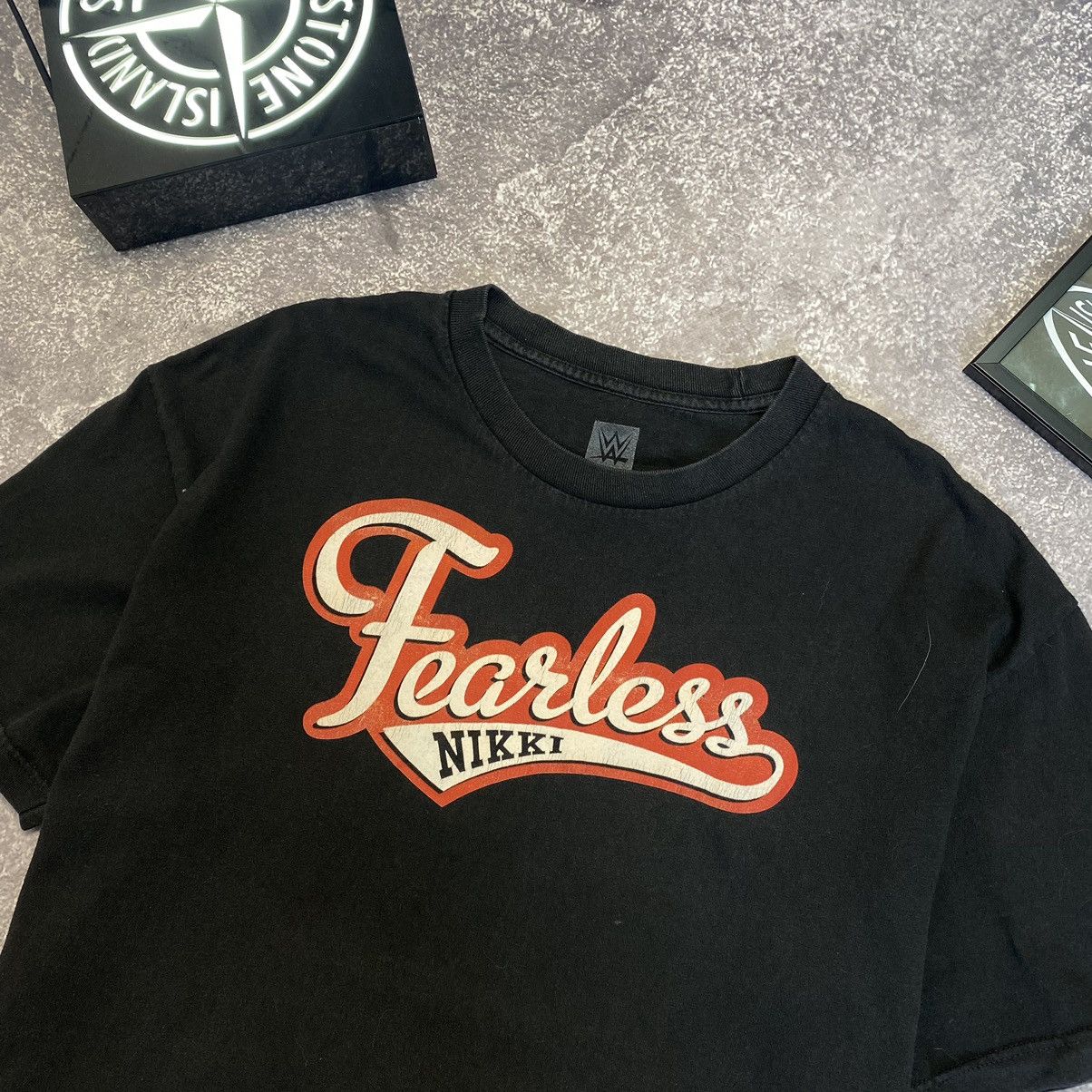 WWE Vintage Nikki Fearless WWE Big Logo Fight tee Size US XL / EU 56 / 4 - 2 Thumbnail