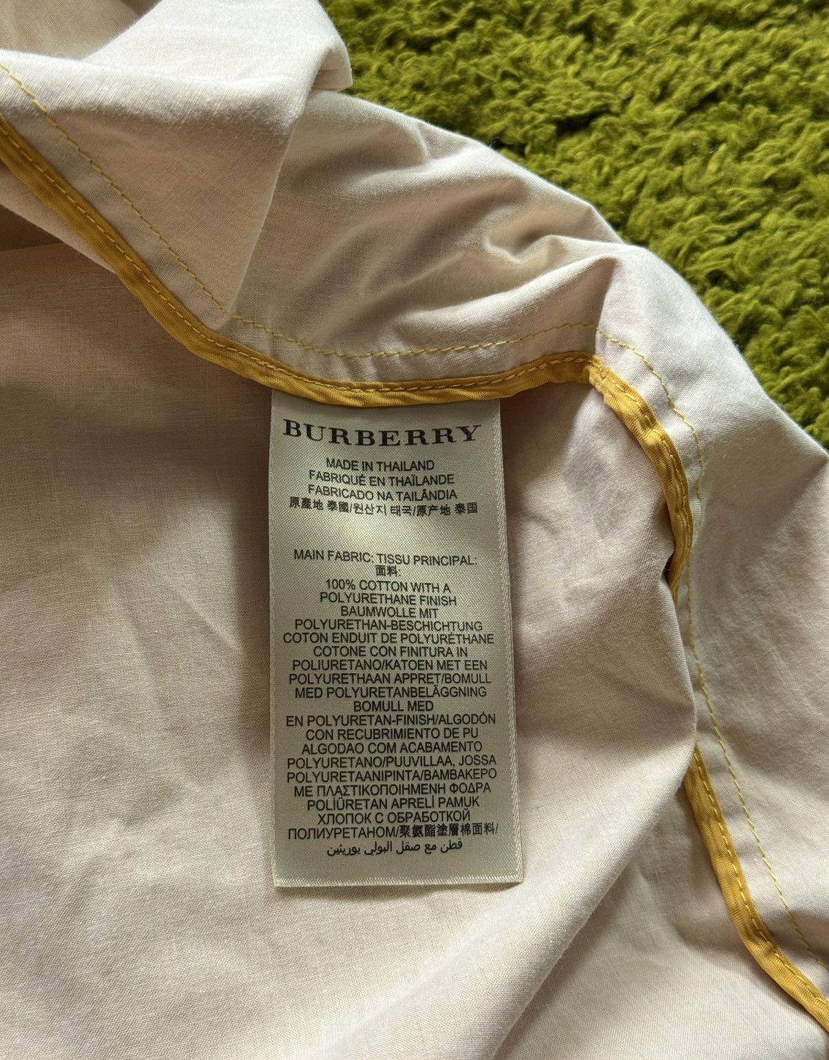 Burberry Burberry Brit yellow raincoat jacket Size M / US 6-8 / IT 42-44 - 9 Thumbnail