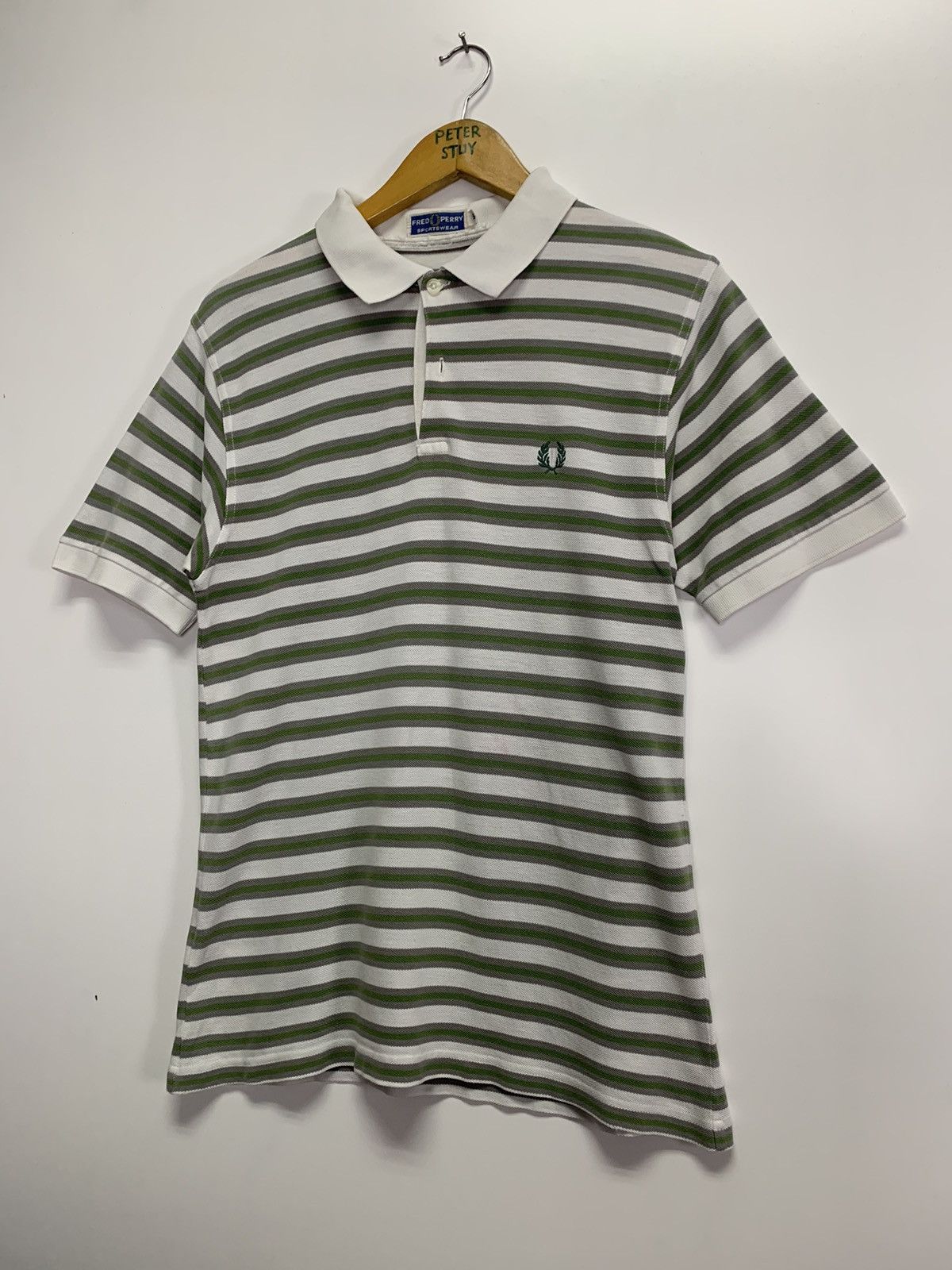 Fred Perry × Vintage Vintage Fred Perry Stripe Polo Size US S / EU 44-46 / 1 - 7 Thumbnail