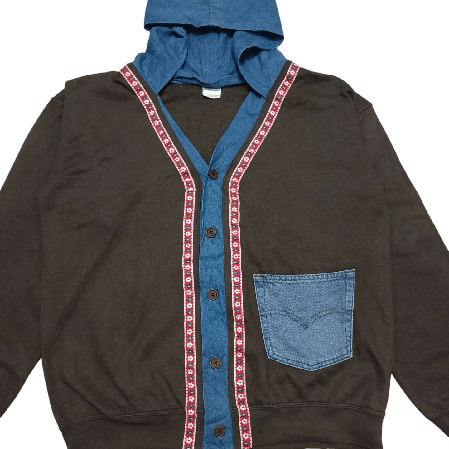 Other Bohemian Custom Reworked Gildan Tag Cardigan Shirt Hoodie Size US M / EU 48-50 / 2 - 3 Thumbnail