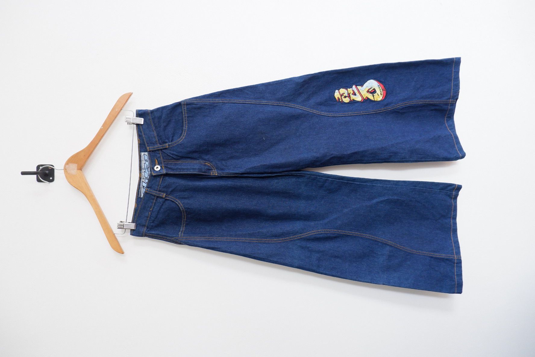 image of Vintage Jnco Fury 1094 Super Wide Skate Jeans in Blue Jean, Men's (Size 26)