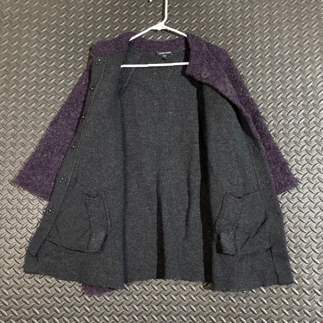 Eileen Fisher Eileen Fisher Purple Button Up Cardigan Sweater Women Size Medium Womens M Cardigan Purple Button Up Eileen Fisher Size M Size M / US 6-8 / IT 42-44 - 5 Thumbnail