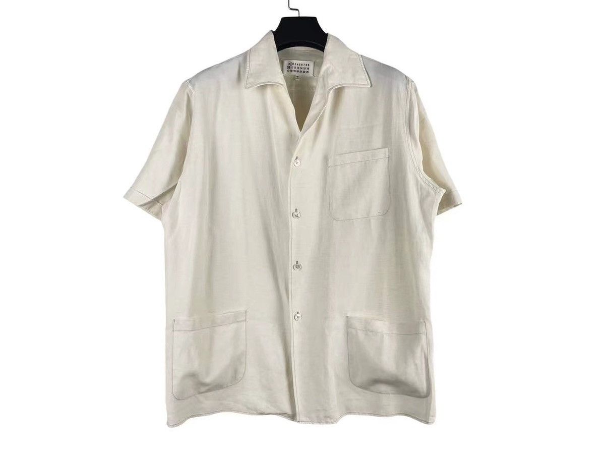Maison Margiela Maison Margiela Button-Up Short-Sleeves Shirt Size US L / EU 52-54 / 3 - 1 Thumbnail
