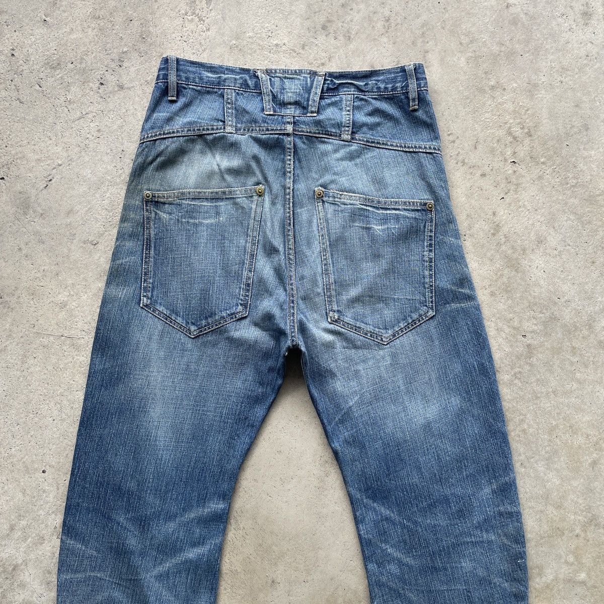 Japanese Brand Vintage Beams Heart Faded Jeans Distressed Denim Pants W30 Size US 30 / EU 46 - 9 Thumbnail