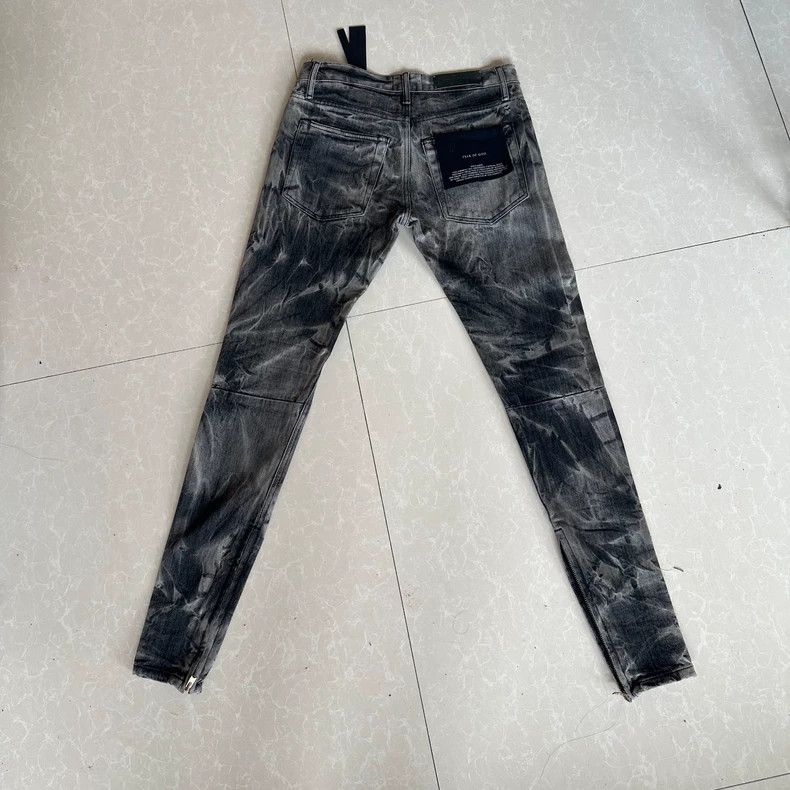 Fear of God Fear of God Black water corrugated jeans Size US 29 - 2 Thumbnail