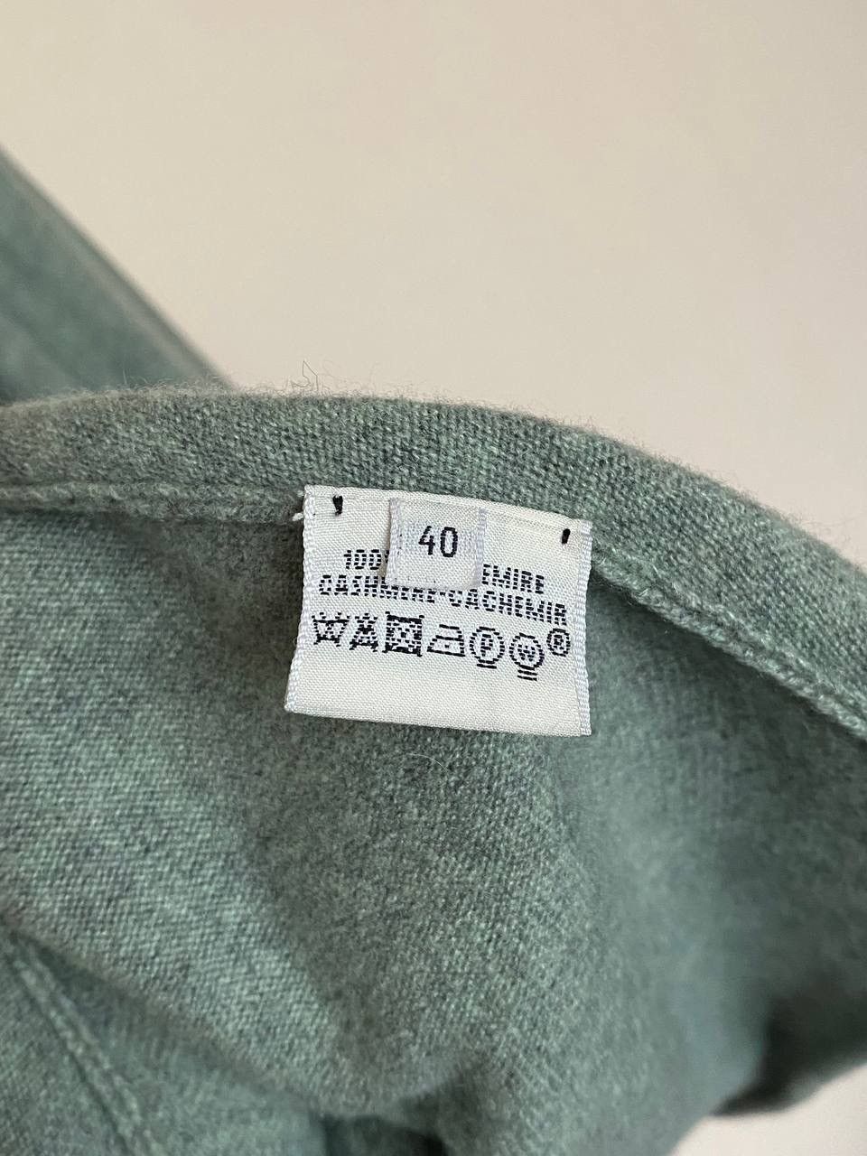 Hermes Hermes Green batwing cashmere knitted sweater top Size S / US 4 / IT 40 - 14 Thumbnail