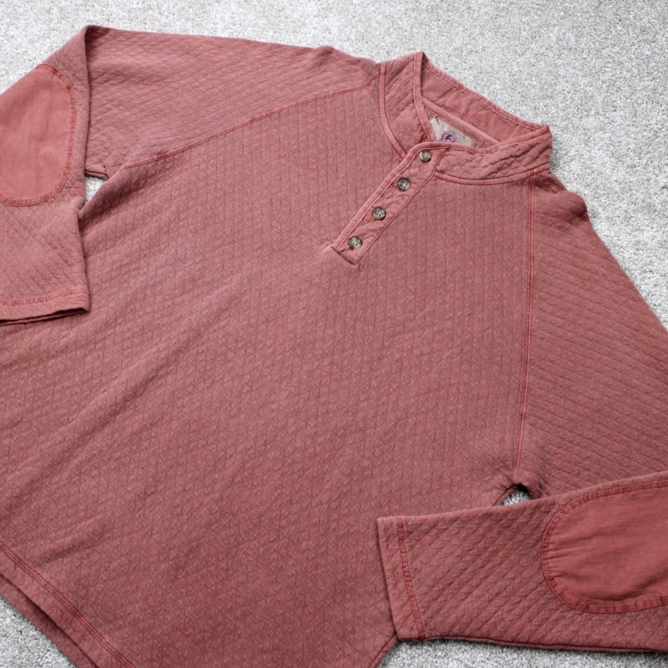 The Territory Ahead Territory Ahead Shirt Mens XL Red Quilted Cotton/Poly Elbow Pads Long Sleeve Size US XL / EU 56 / 4 - 3 Thumbnail