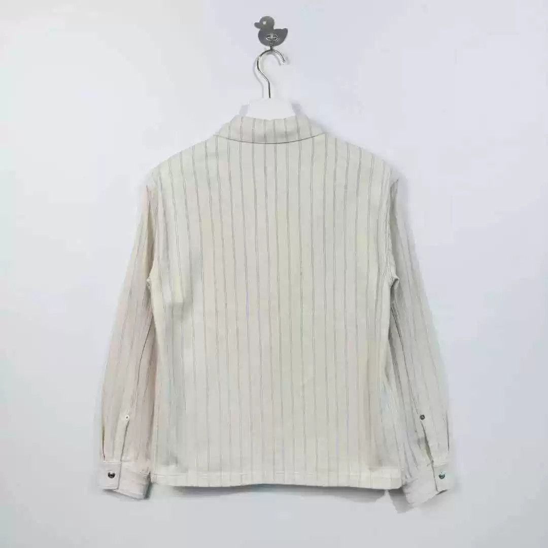 Dior dior striped logo denim jacket Size US M / EU 48-50 / 2 - 2 Thumbnail