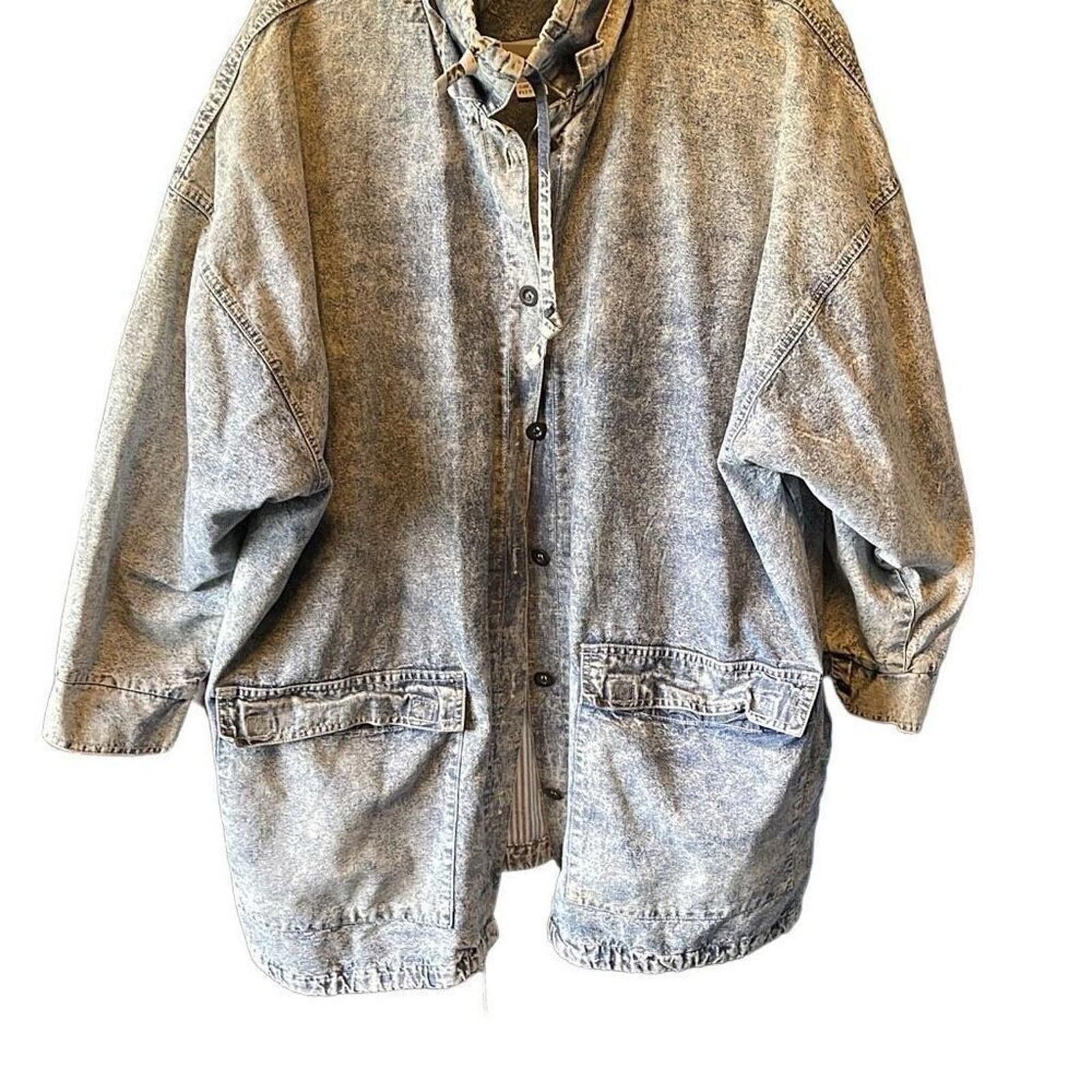 Barena Venezia 1980's Venezia grunge stonewall denim coat os Size ONE SIZE - 1 Thumbnail