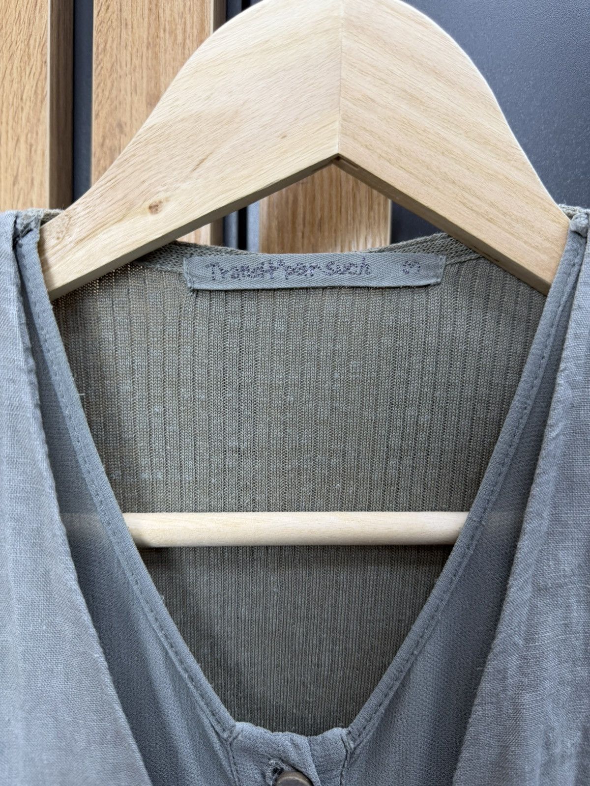 Transit Transit Par-Such Layered Linen Vest Size 3 Size L / US 10 / IT 46 - 3 Thumbnail