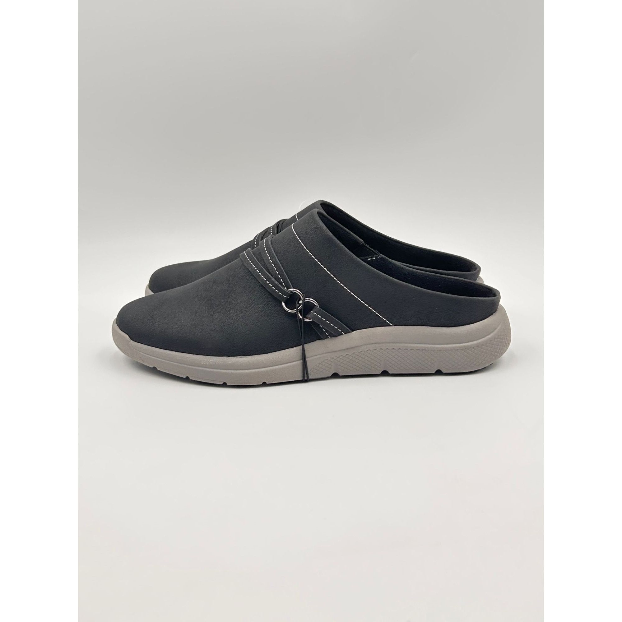 Other JSport Women US 8M Black Clog Slip On Memory Foam Comfort Sh Size US 8 / IT 38 - 4 Thumbnail